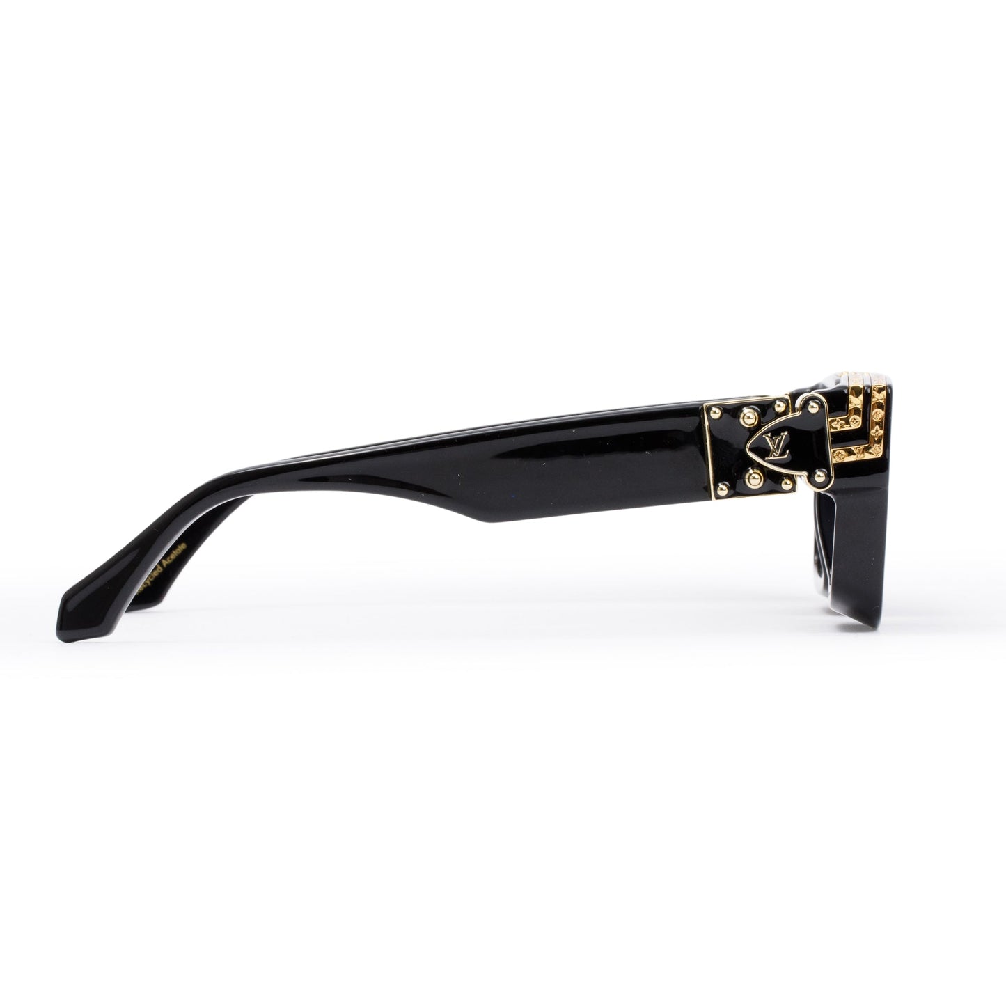 Louis Vuitton 2022 Black Acetate 1.1 Millionaires Sunglasses