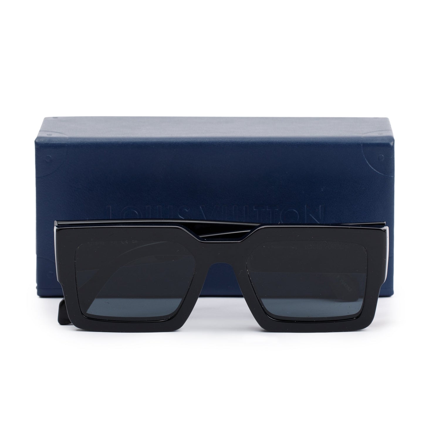 Louis Vuitton 2022 Black Acetate LV Clash Square Sunglasses