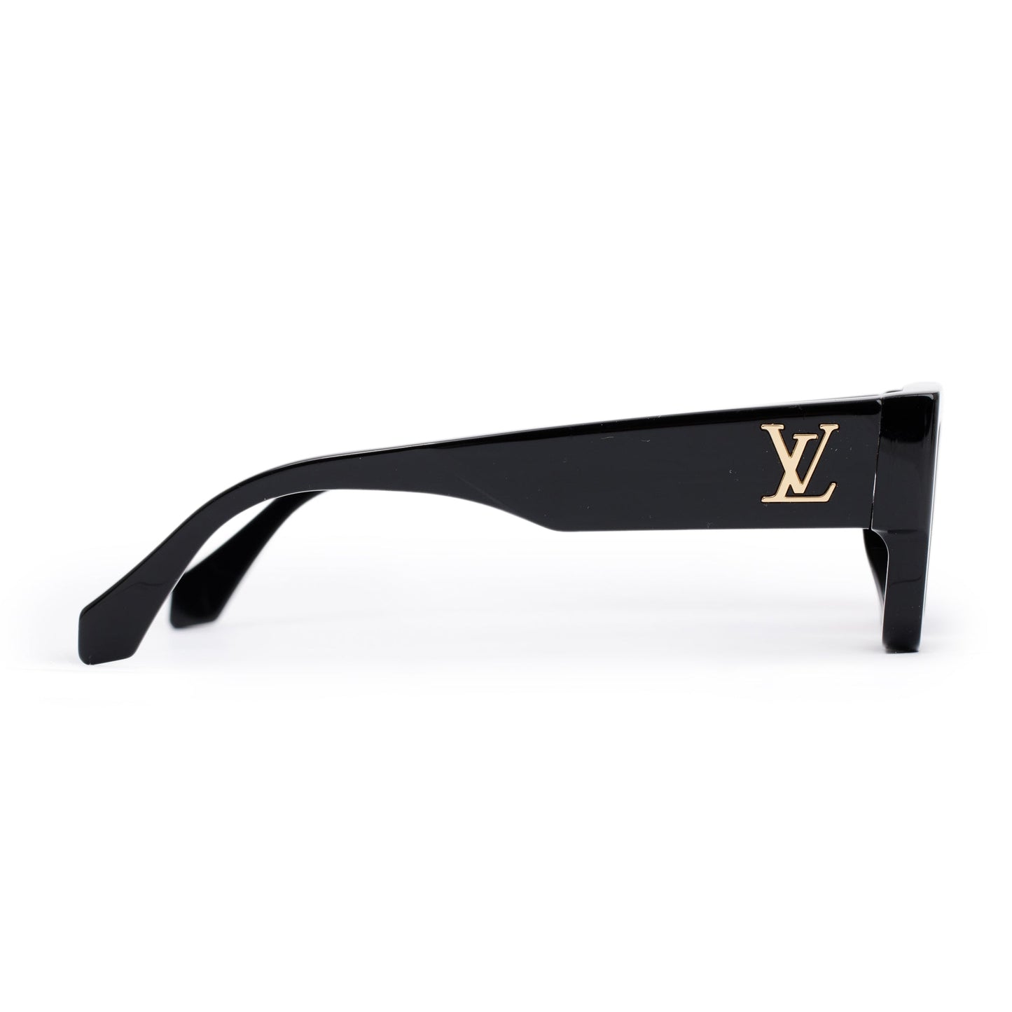 Louis Vuitton 2022 Black Acetate LV Clash Square Sunglasses
