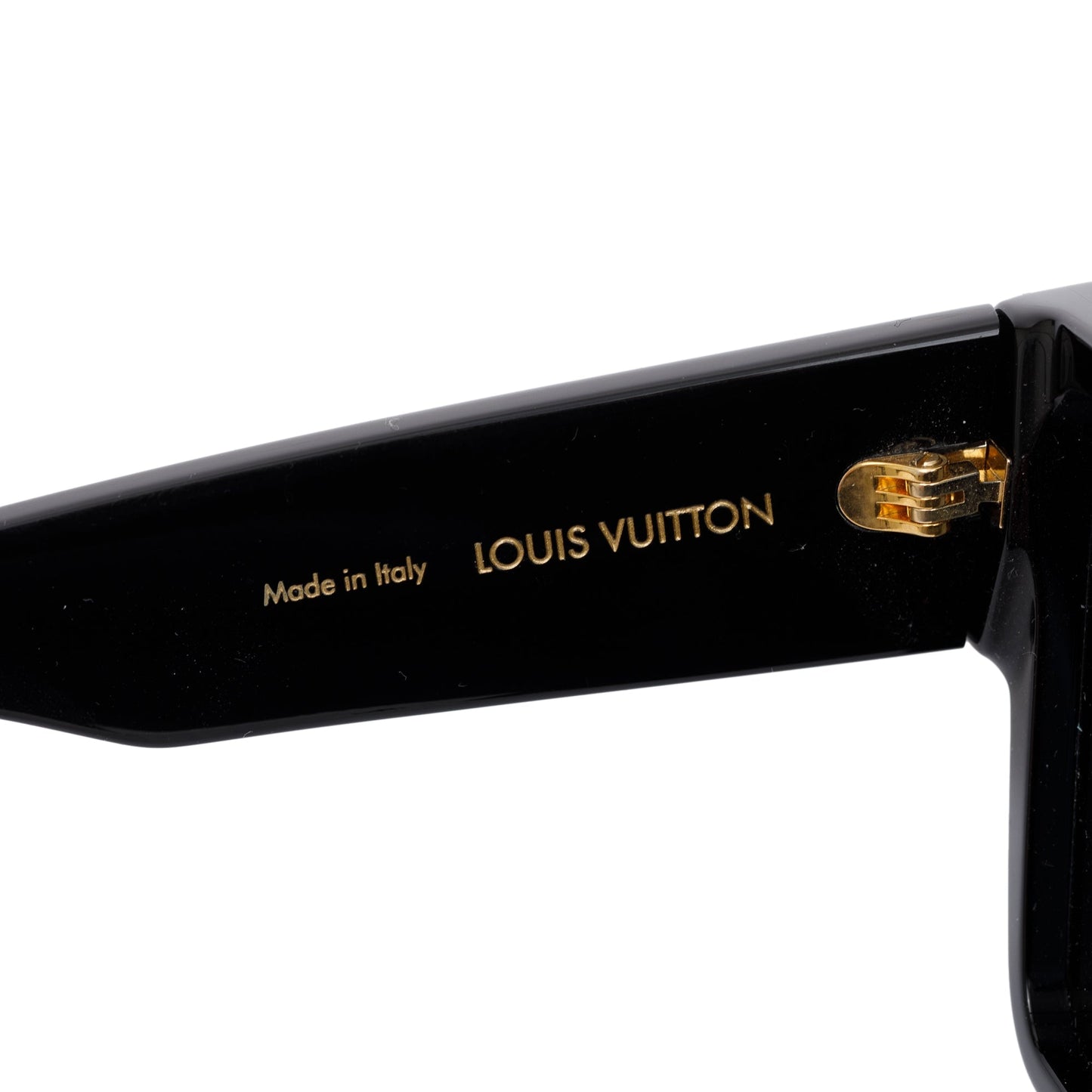 Louis Vuitton 2022 Black Acetate LV Clash Square Sunglasses