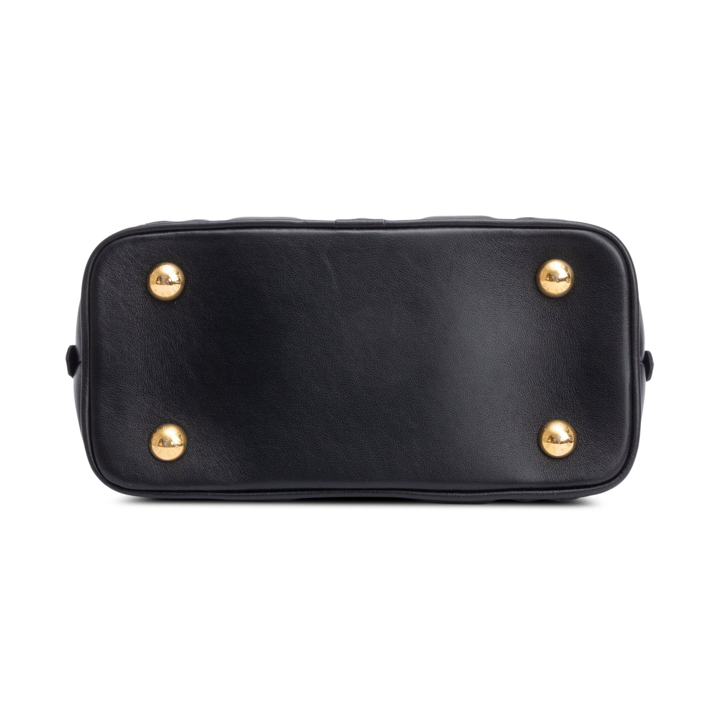 Louis Vuitton 2022 Black Bubblegram Embossed Leather Alma BB