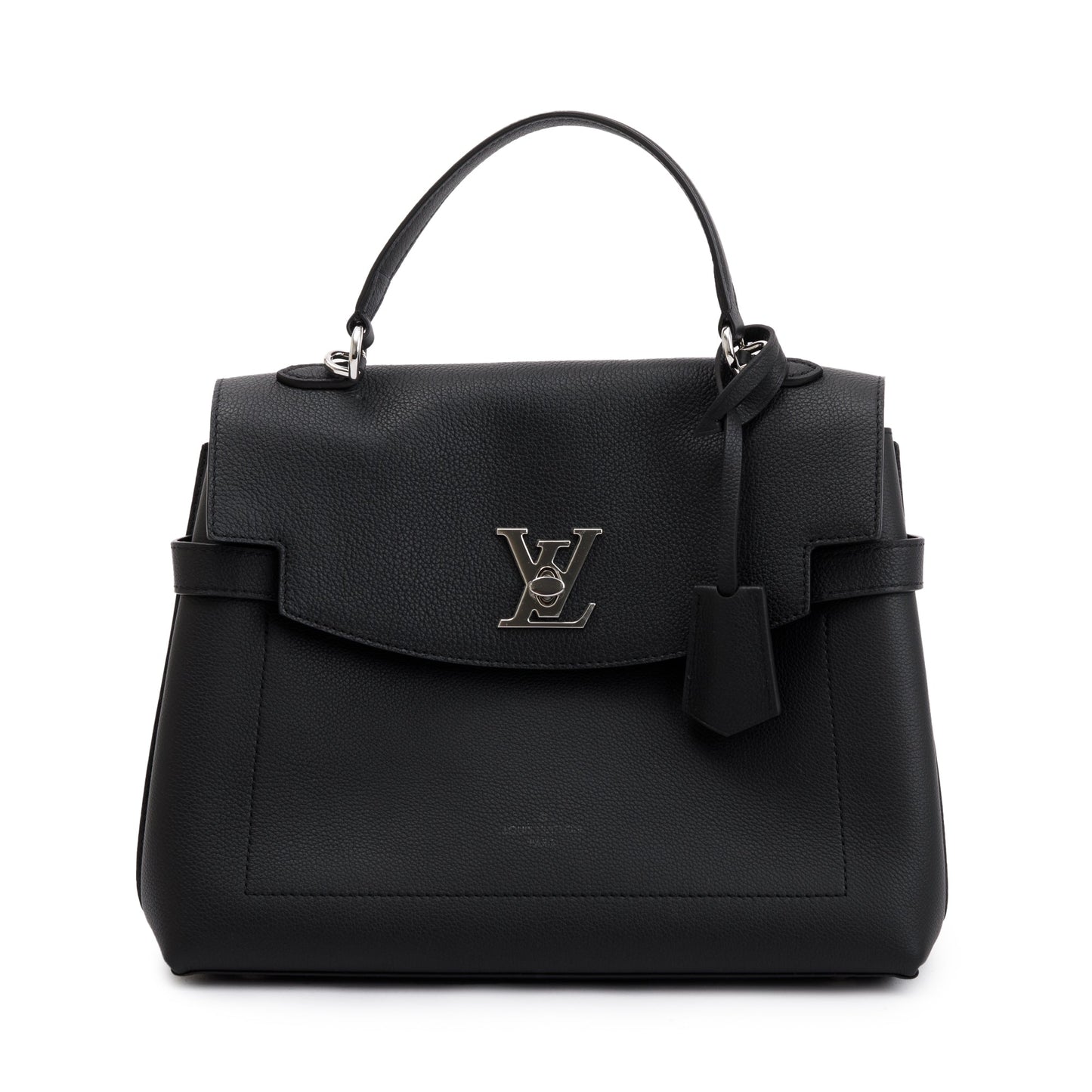 Louis Vuitton 2022 Black Calfskin Leather LockMe Ever MM