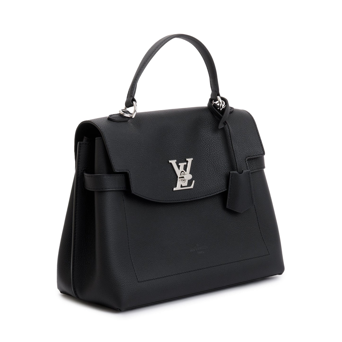 Louis Vuitton 2022 Black Calfskin Leather LockMe Ever MM