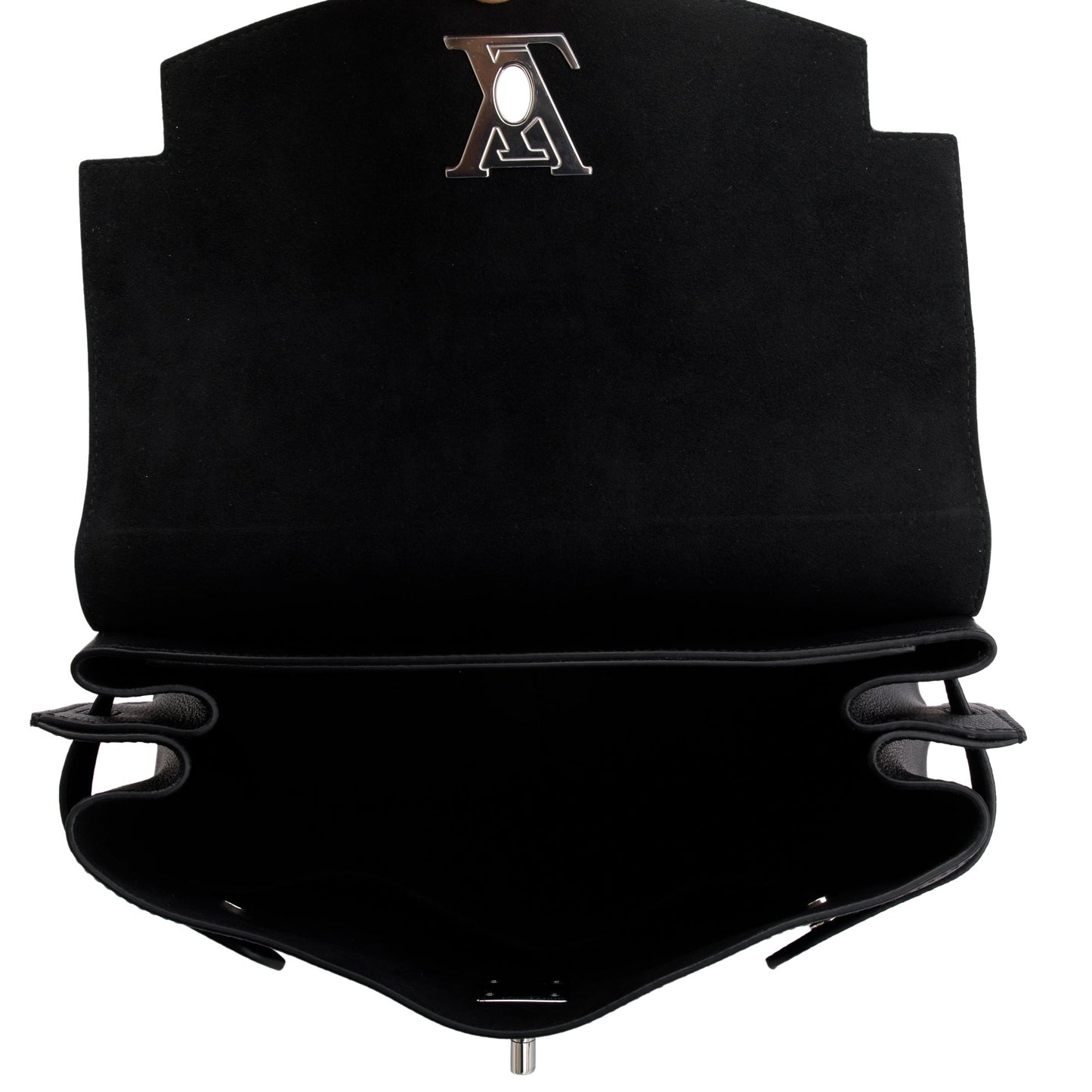 Louis Vuitton 2022 Black Calfskin Leather LockMe Ever MM