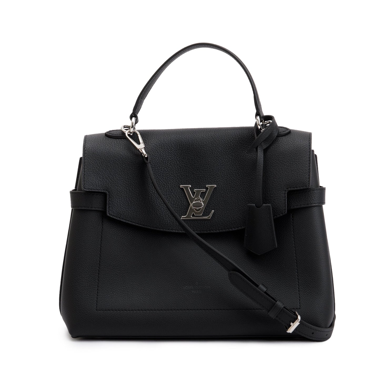 Louis Vuitton 2022 Black Calfskin Leather LockMe Ever MM