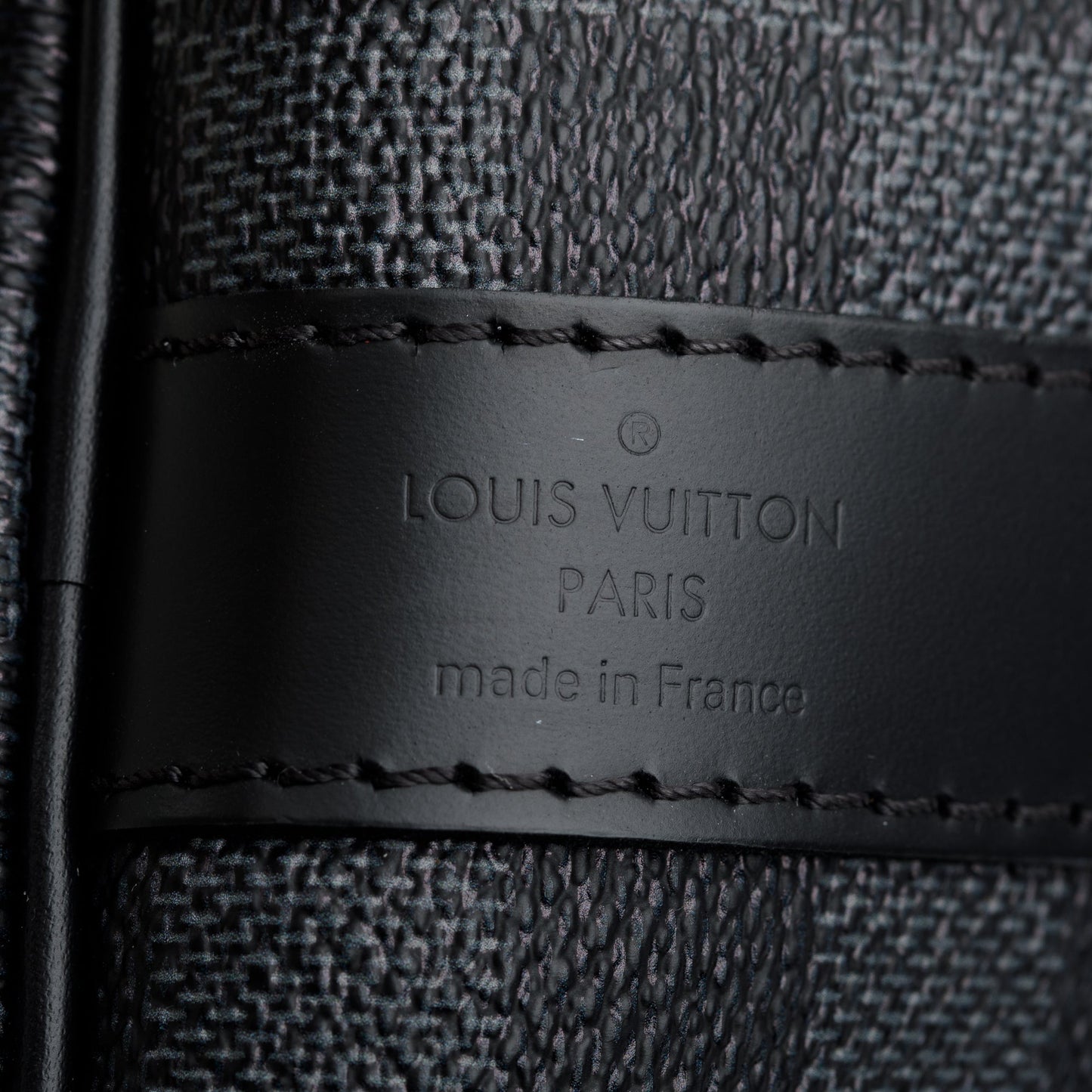 Louis Vuitton 2022 Black Damier Graphite Keepall Bandouliere 50