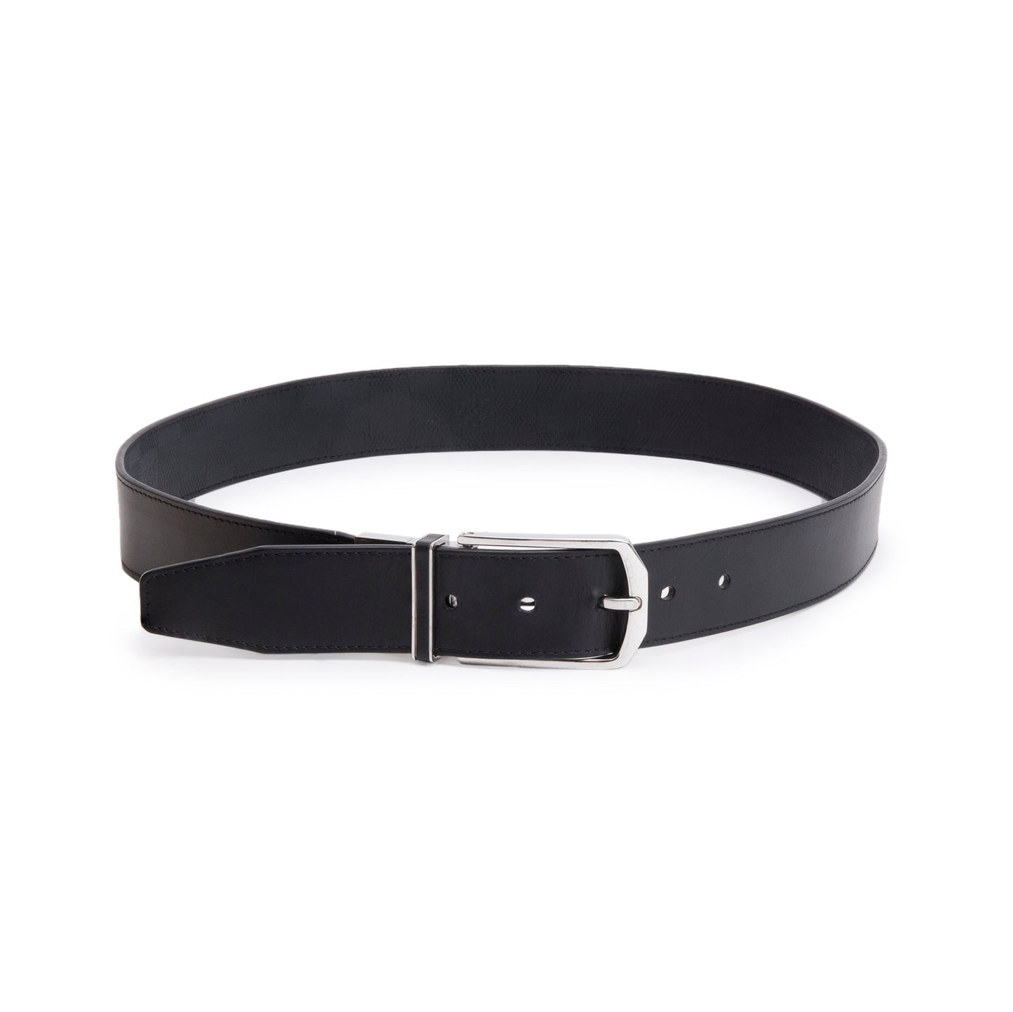 Louis Vuitton  2022 Black Damier Infini Leather Pont Neuf 35 MM Belt, Size 85 34