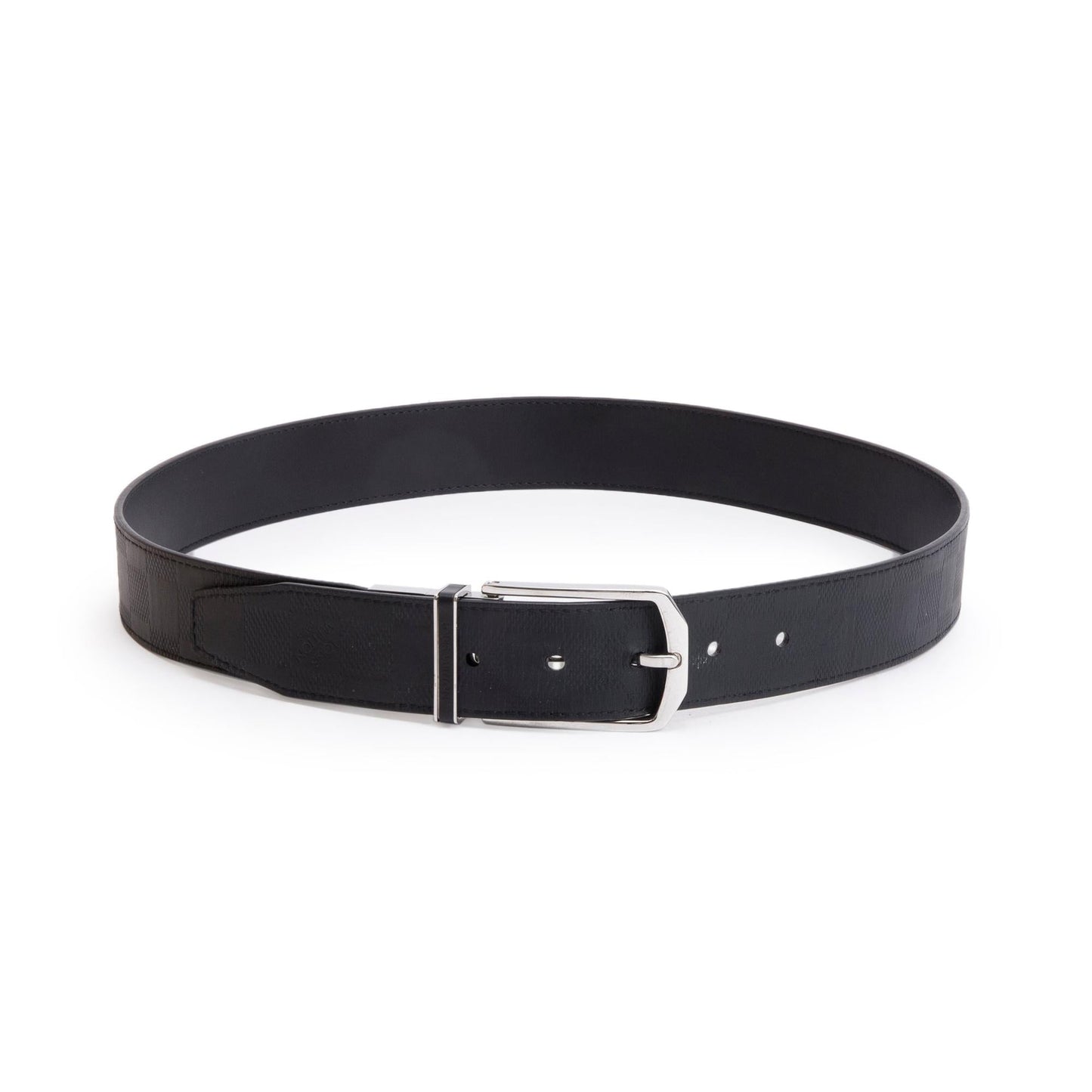 Louis Vuitton  2022 Black Damier Infini Leather Pont Neuf 35 MM Belt, Size 85 34