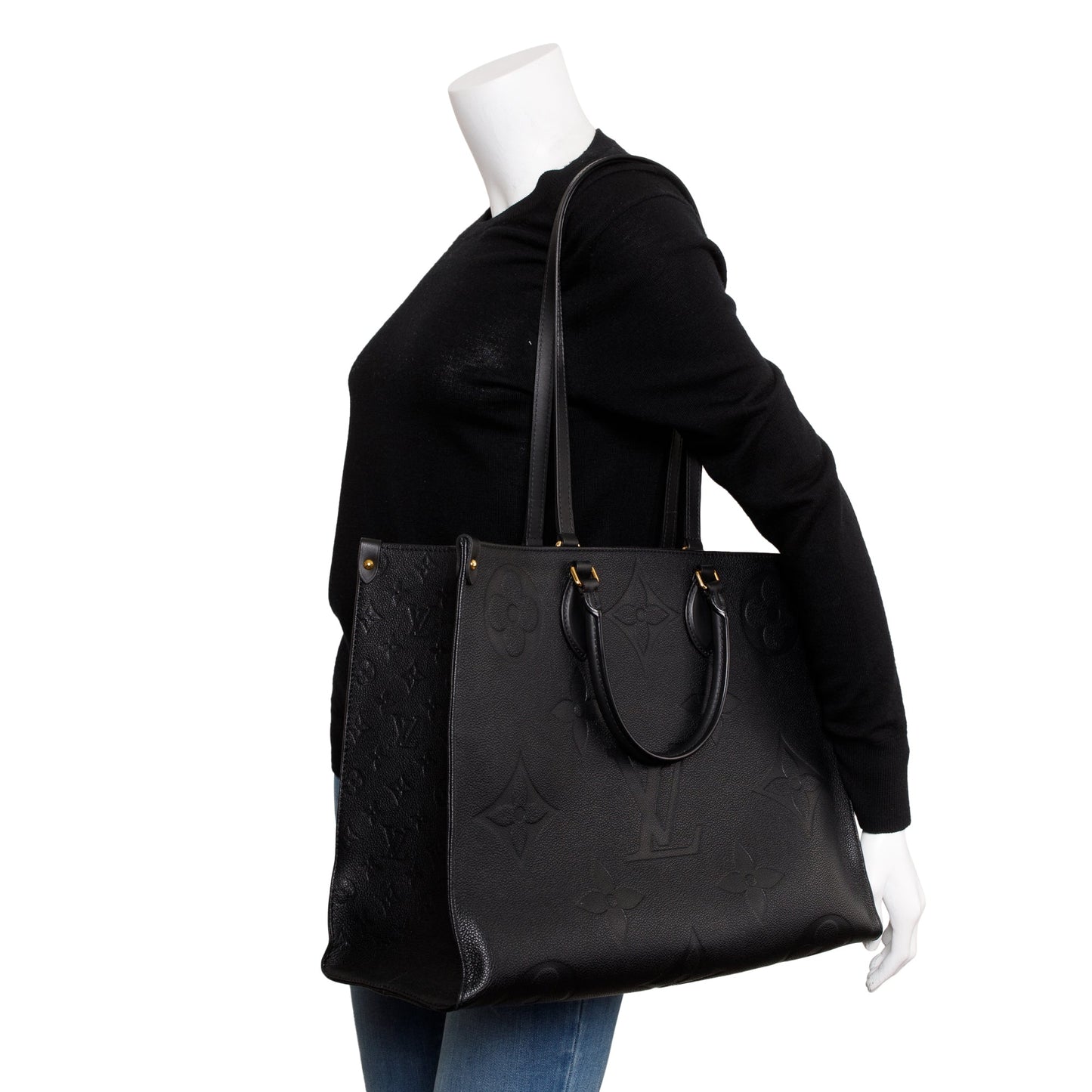 Louis Vuitton 2022 Black Empreinte Leather OnTheGo GM