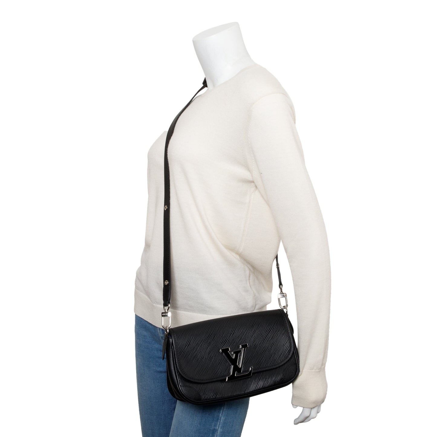 Louis Vuitton 2022 Black Epi Leather Buci Bag
