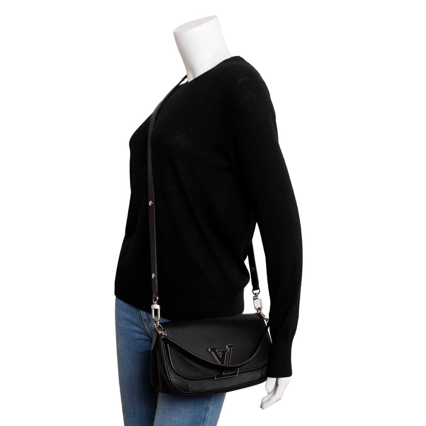 Louis Vuitton 2022 Black Epi Leather Buci NM Bag