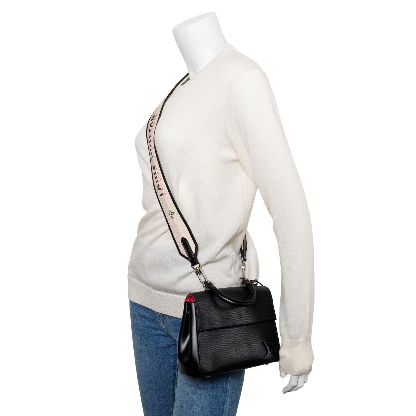 Louis Vuitton 2022 Black Epi Leather Mini Cluny