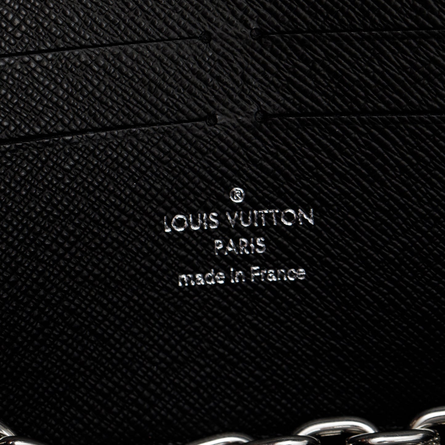 Louis Vuitton 2022 Black Epi Leather Twist Chain Wallet