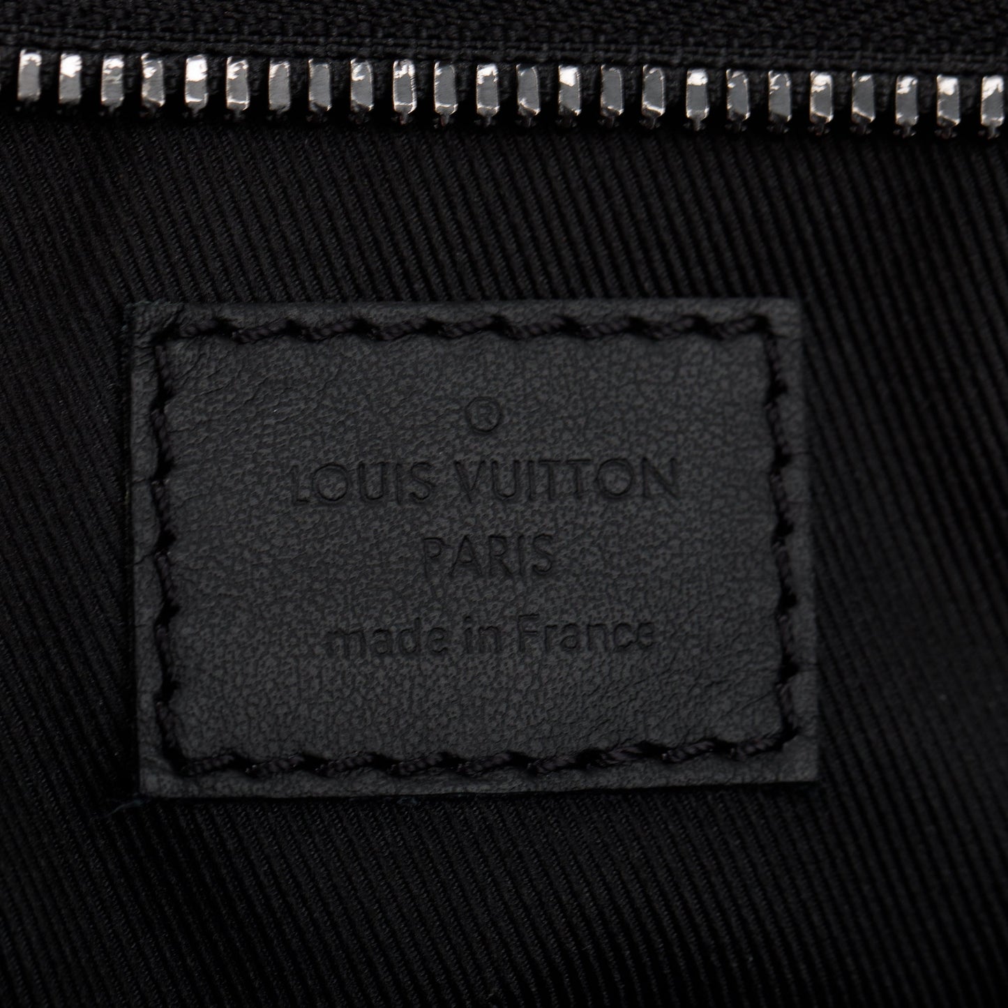 Louis Vuitton 2022 Black LV Aerogram Calfskin Leather Messenger Voyage