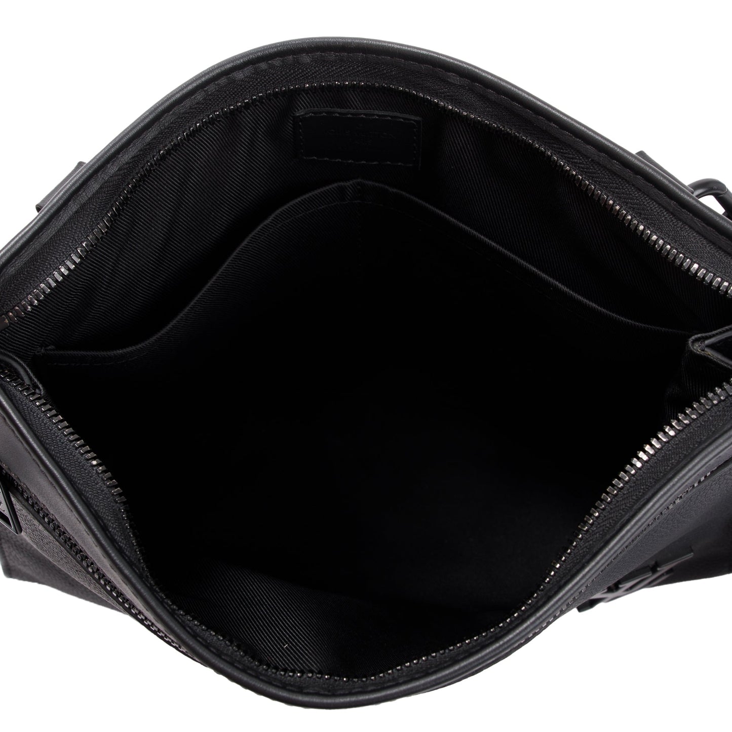 Louis Vuitton 2022 Black LV Aerogram Calfskin Leather Messenger Voyage