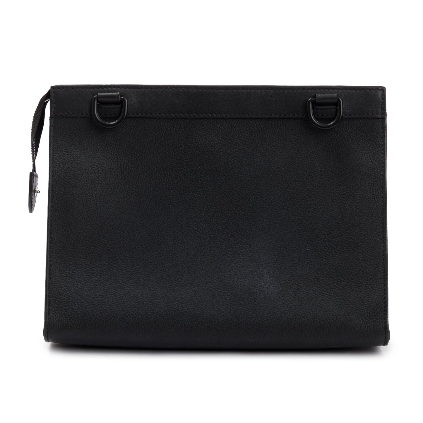 Louis Vuitton 2022 Black LV Aerogram Calfskin Leather Messenger Voyage