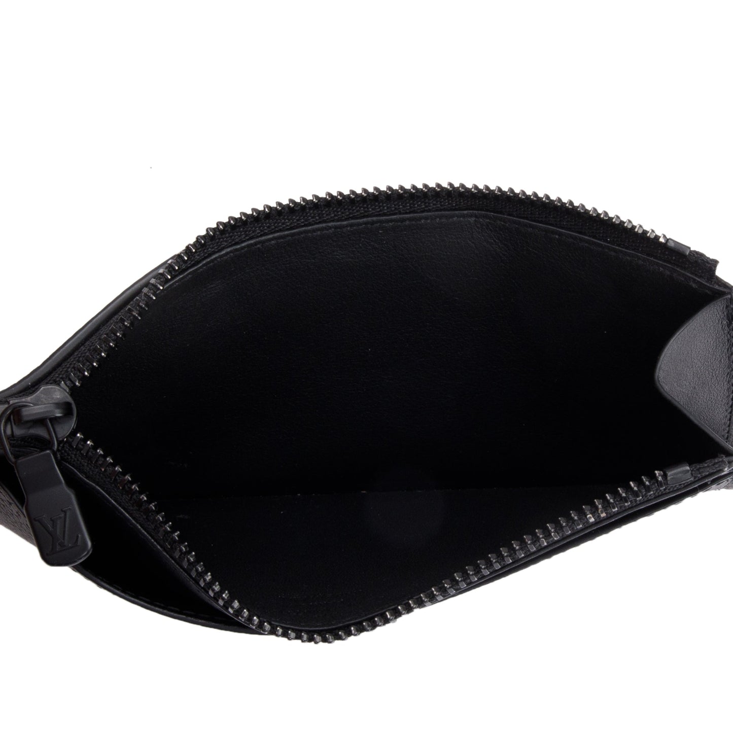 Louis Vuitton 2022 Black Leather Coin Card Holder