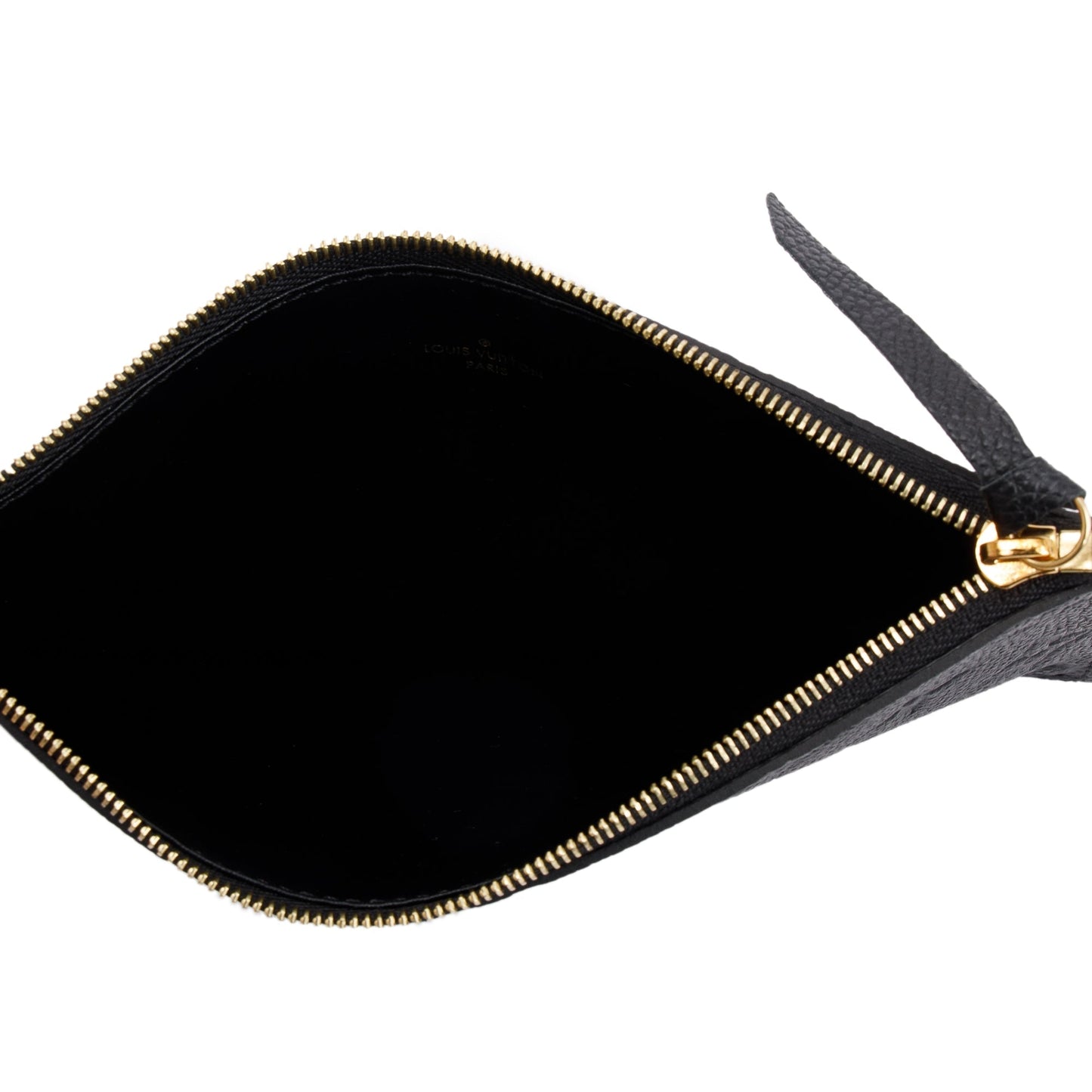 Louis Vuitton 2022 Black Monogram Empreinte Leather Felicie Pochette