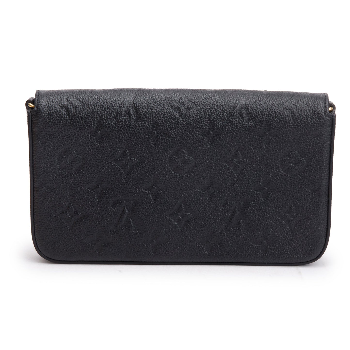 Louis Vuitton 2022 Black Monogram Empreinte Leather Felicie Pochette