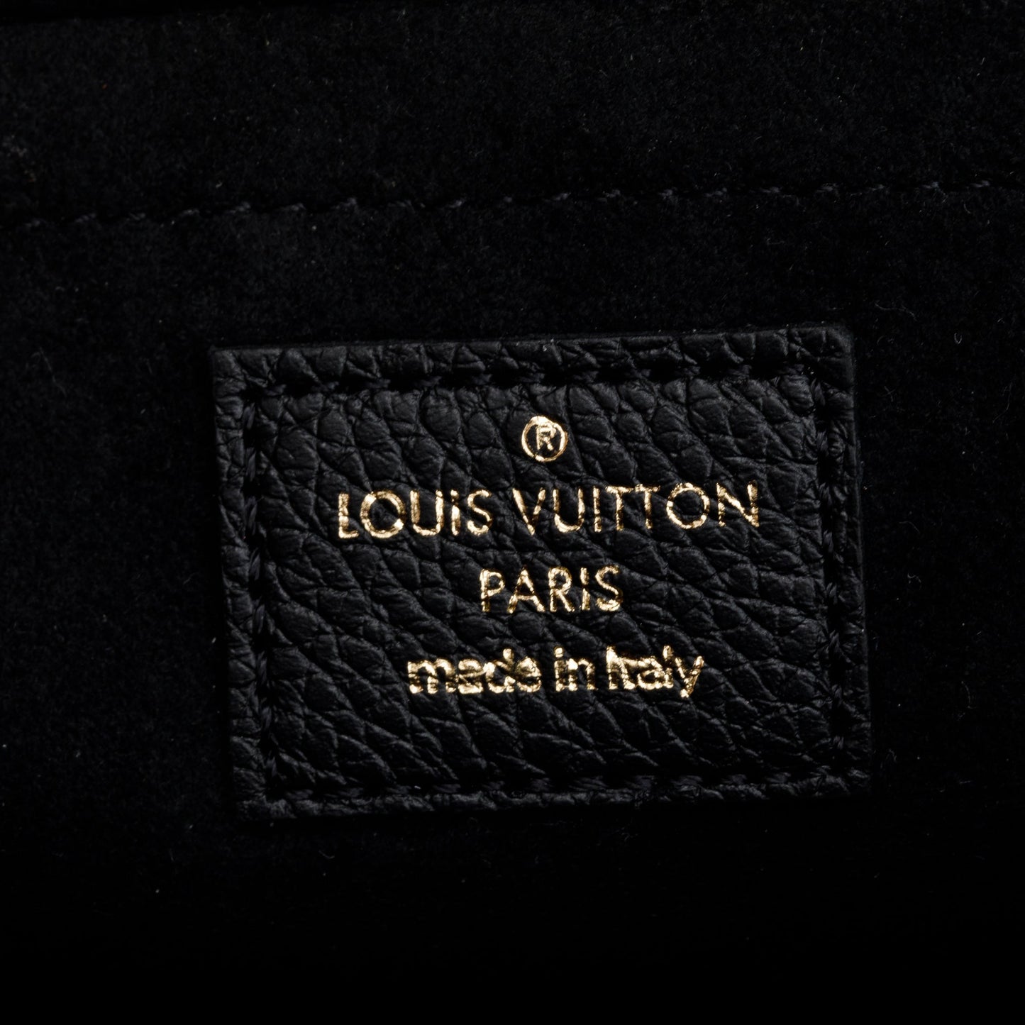 Louis Vuitton 2022 Black Monogram Empreinte Leather Felicie Pochette