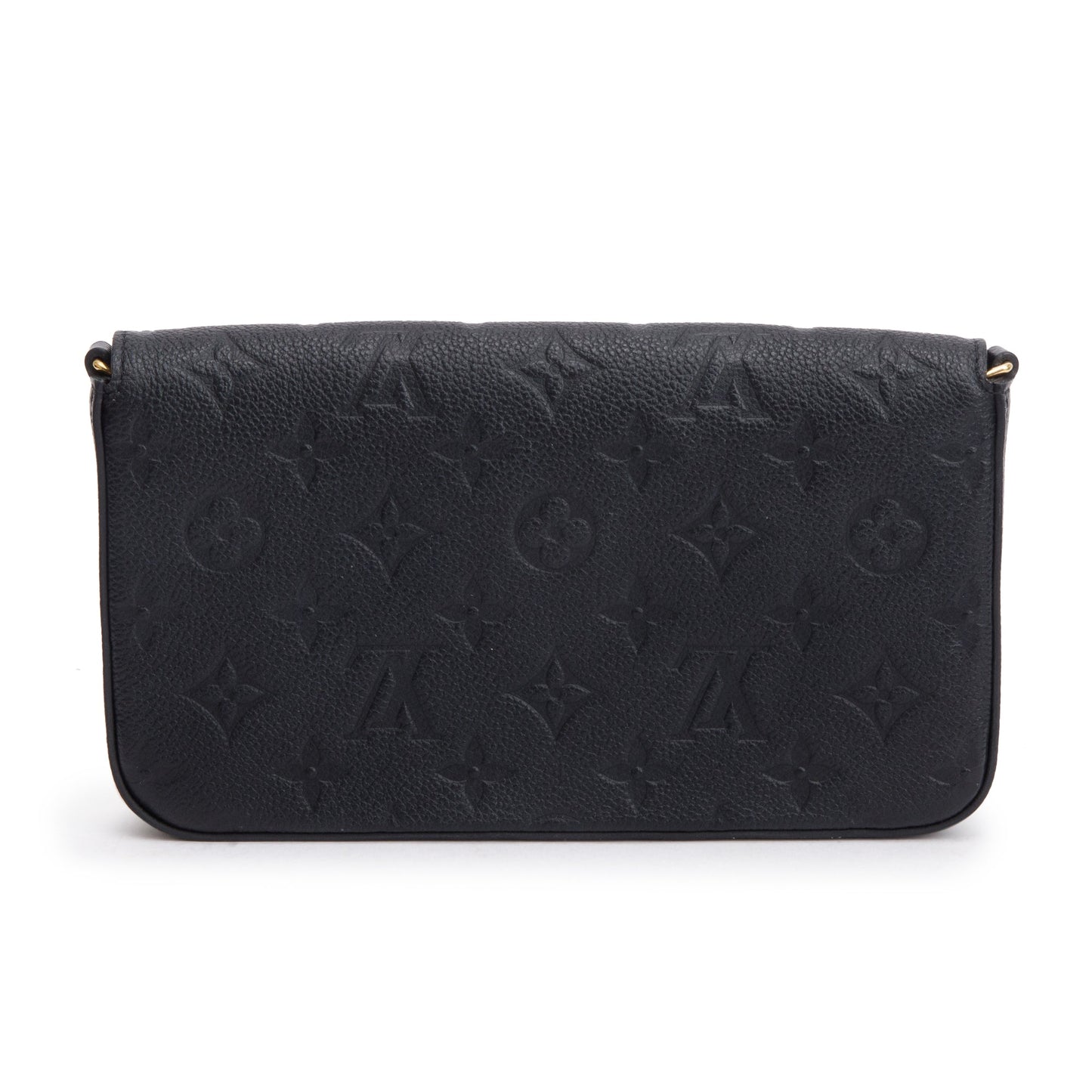 Louis Vuitton 2022 Black Monogram Empreinte Leather Felicie Pochette
