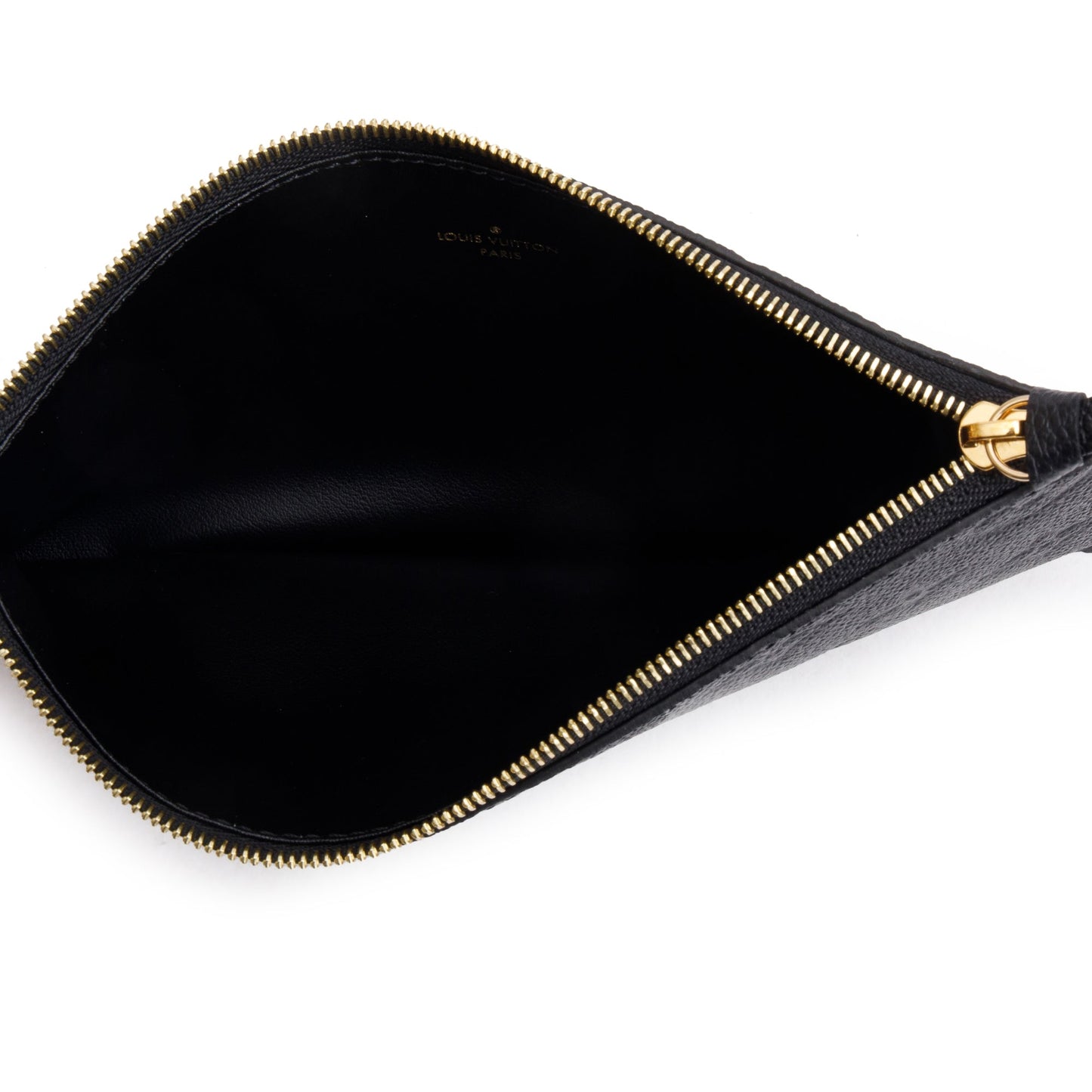 Louis Vuitton 2022 Black Monogram Empreinte Leather Felicie Pochette