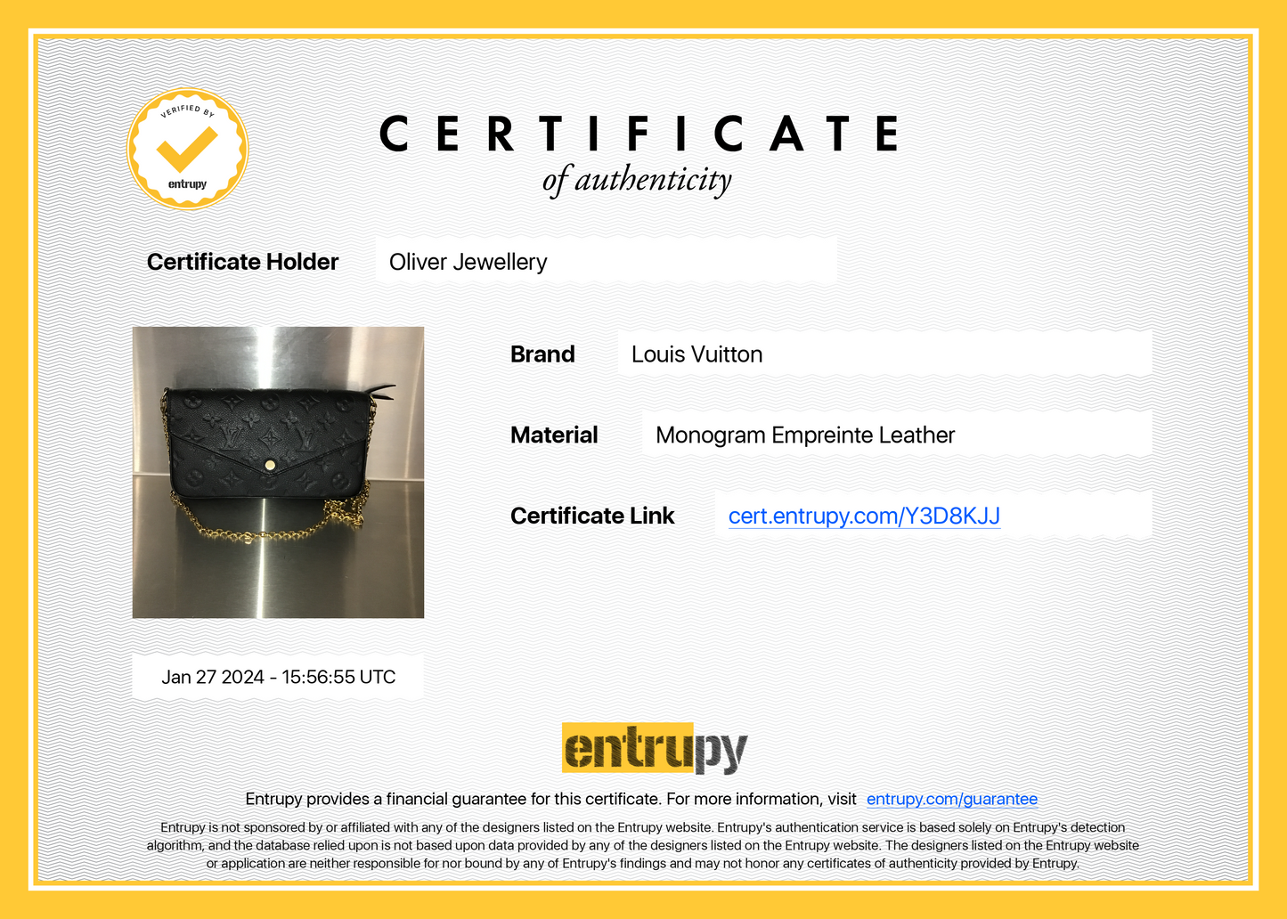 Louis Vuitton 2022 Black Monogram Empreinte Leather Felicie Pochette
