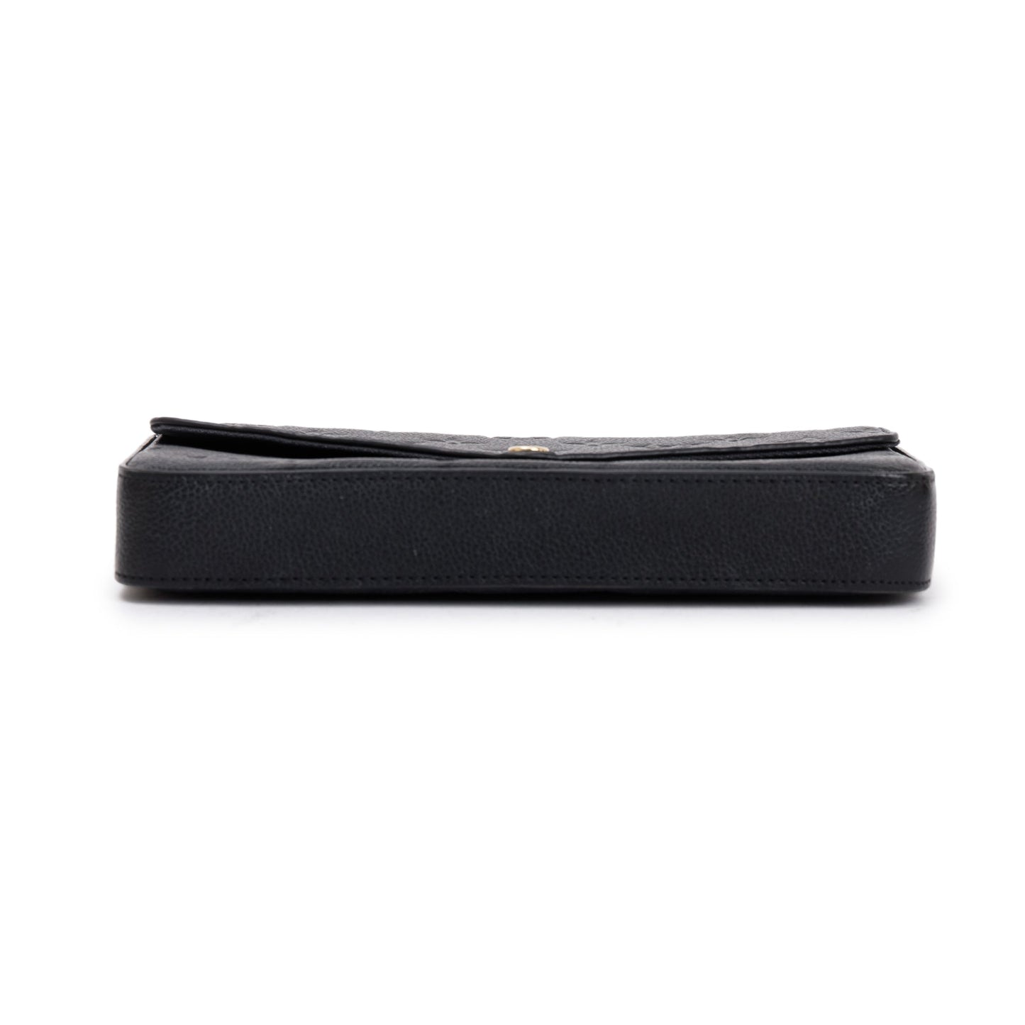 Louis Vuitton 2022 Black Monogram Empreinte Leather Felicie Pochette