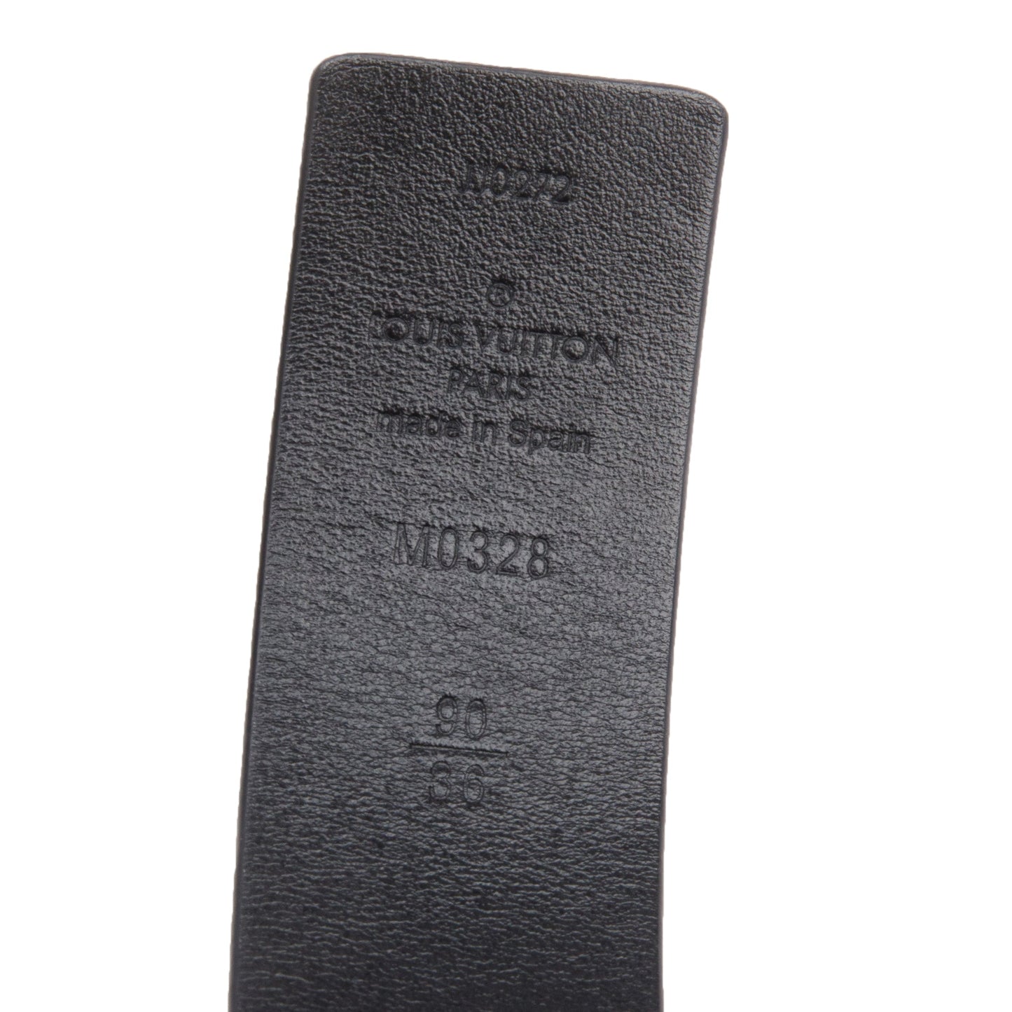 Louis Vuitton 2022 Black Monogram Empreinte Leather Iconic 30 MM Reversible Belt 90 36