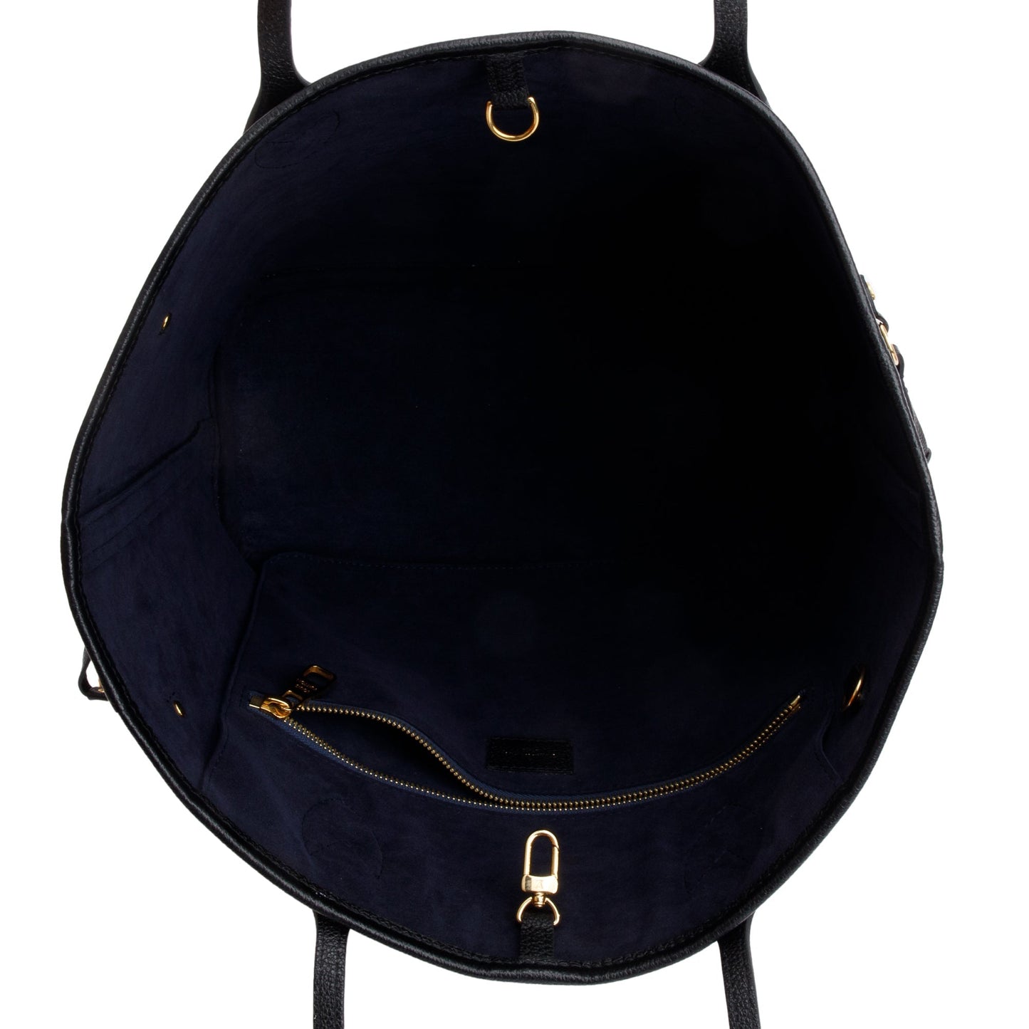 Louis Vuitton 2022 Black Monogram Empreinte Leather Neverfull MM