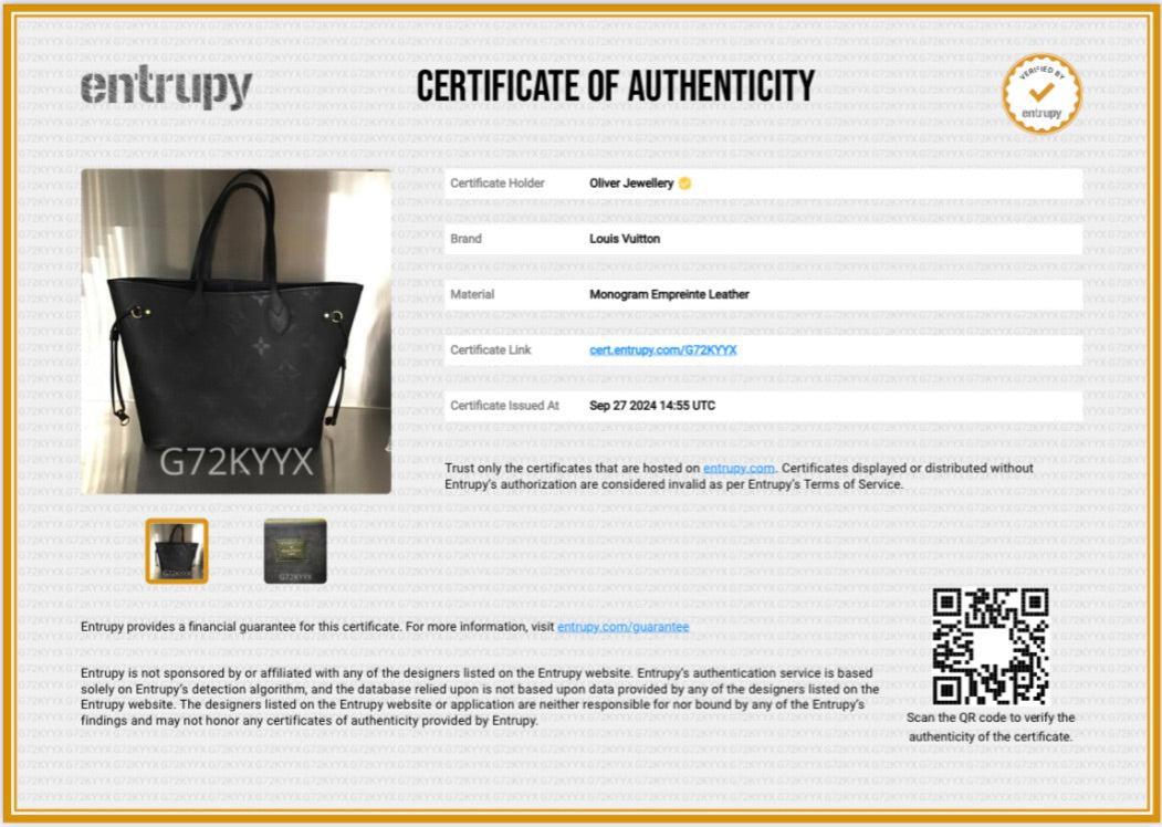 Louis Vuitton 2022 Black Monogram Empreinte Leather Neverfull MM