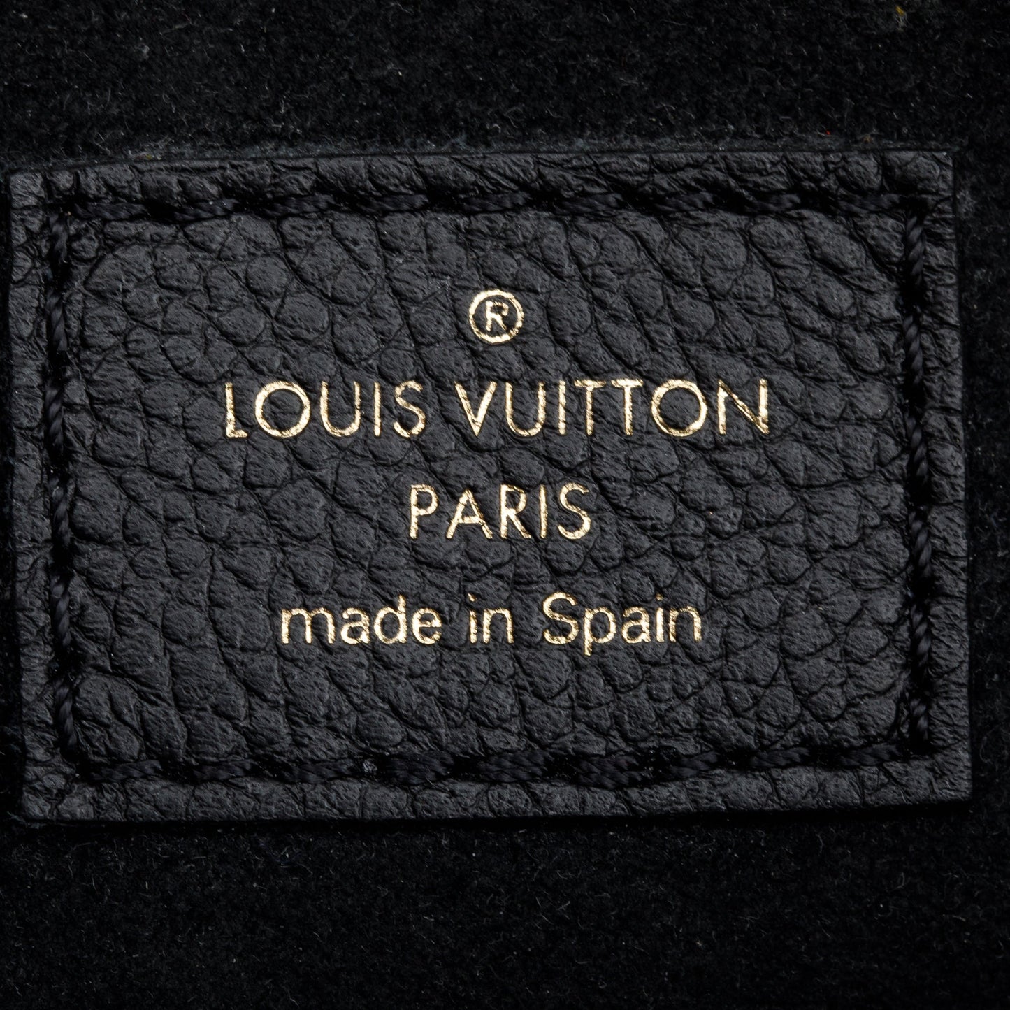 Louis Vuitton 2022 Black Monogram Empreinte Leather Pochette Accessoires