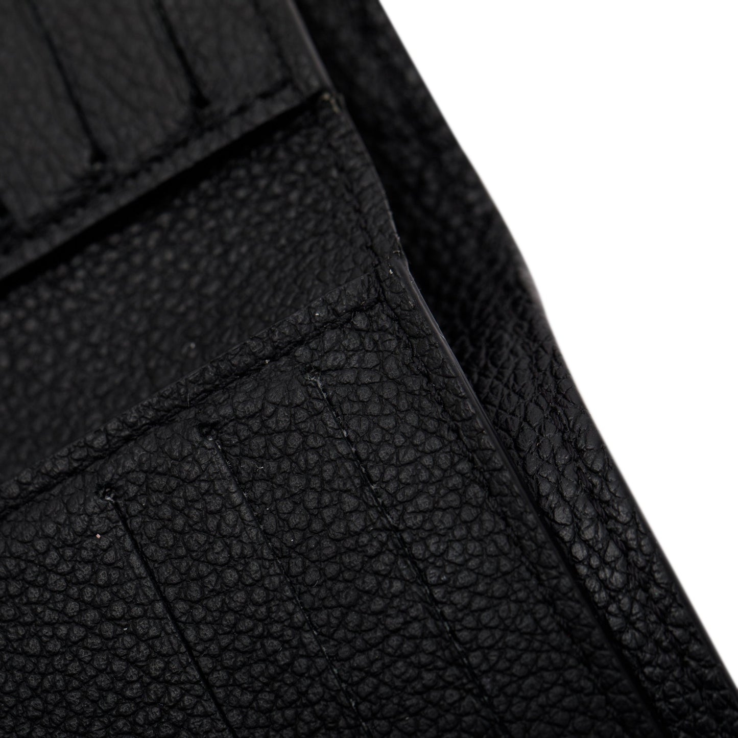 Louis Vuitton 2022 Black Monogram Empreinte Leather Victorine Wallet