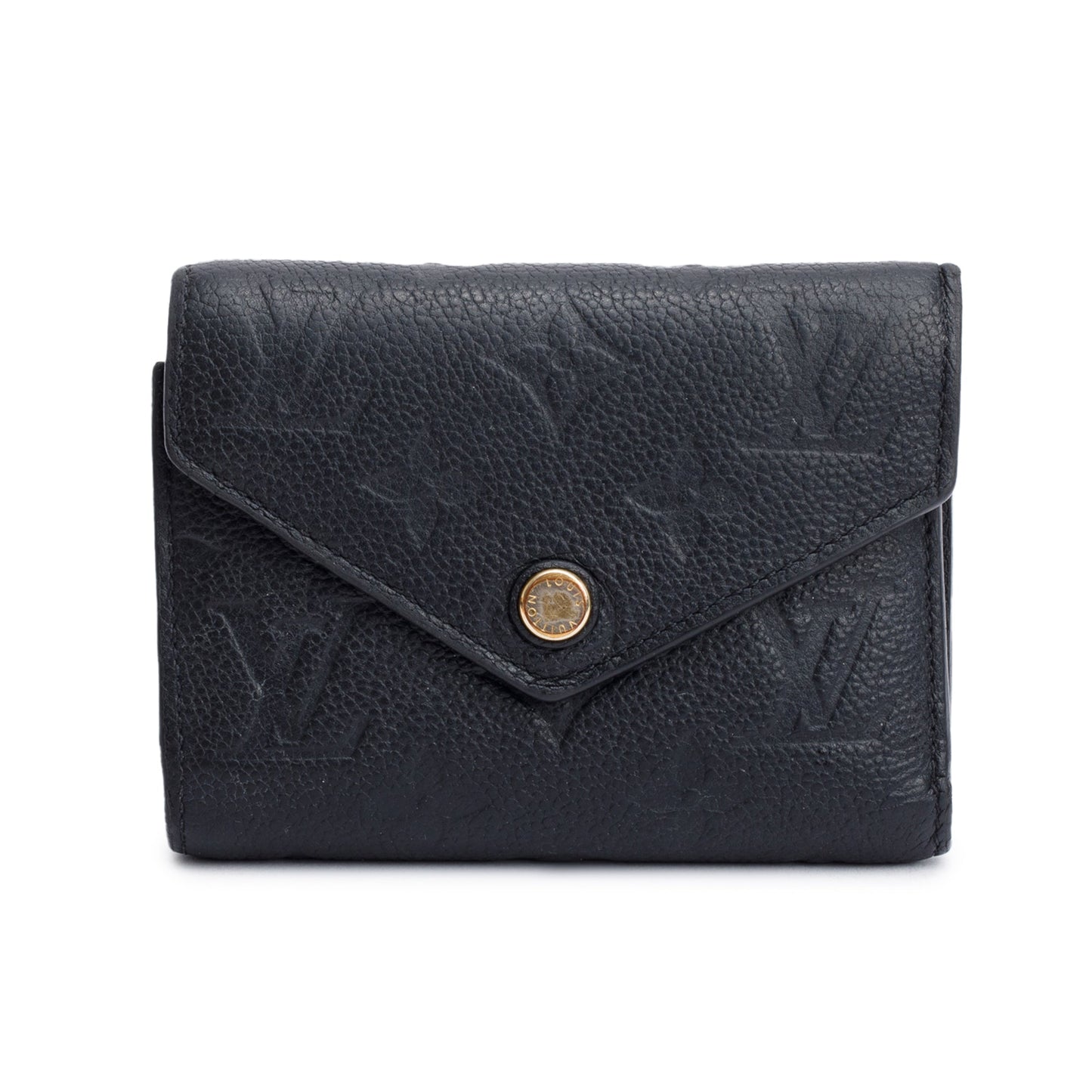 Louis Vuitton 2022 Black Monogram Empreinte Victorine Wallet