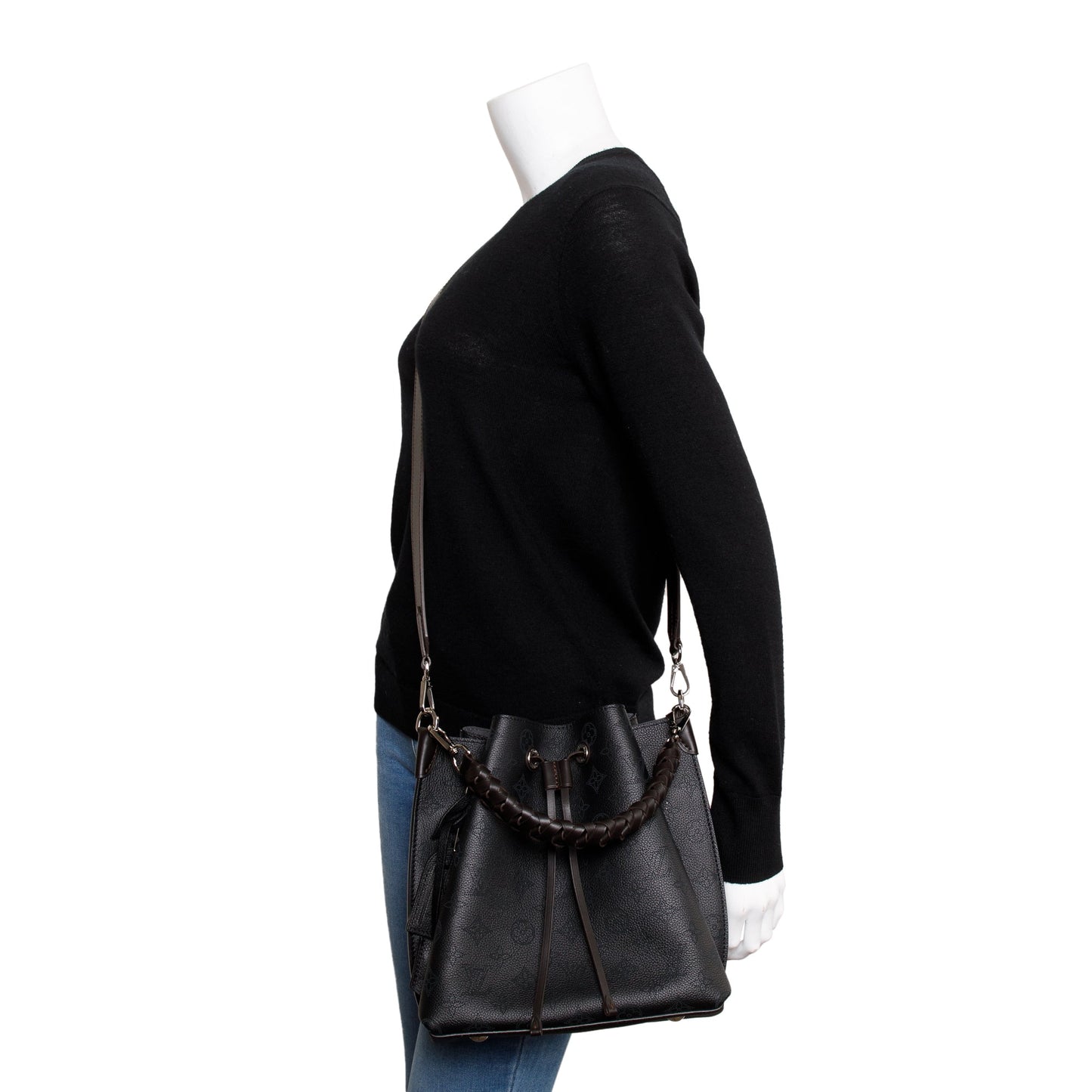 Louis Vuitton 2022 Black Monogram Mahina Muria Bag