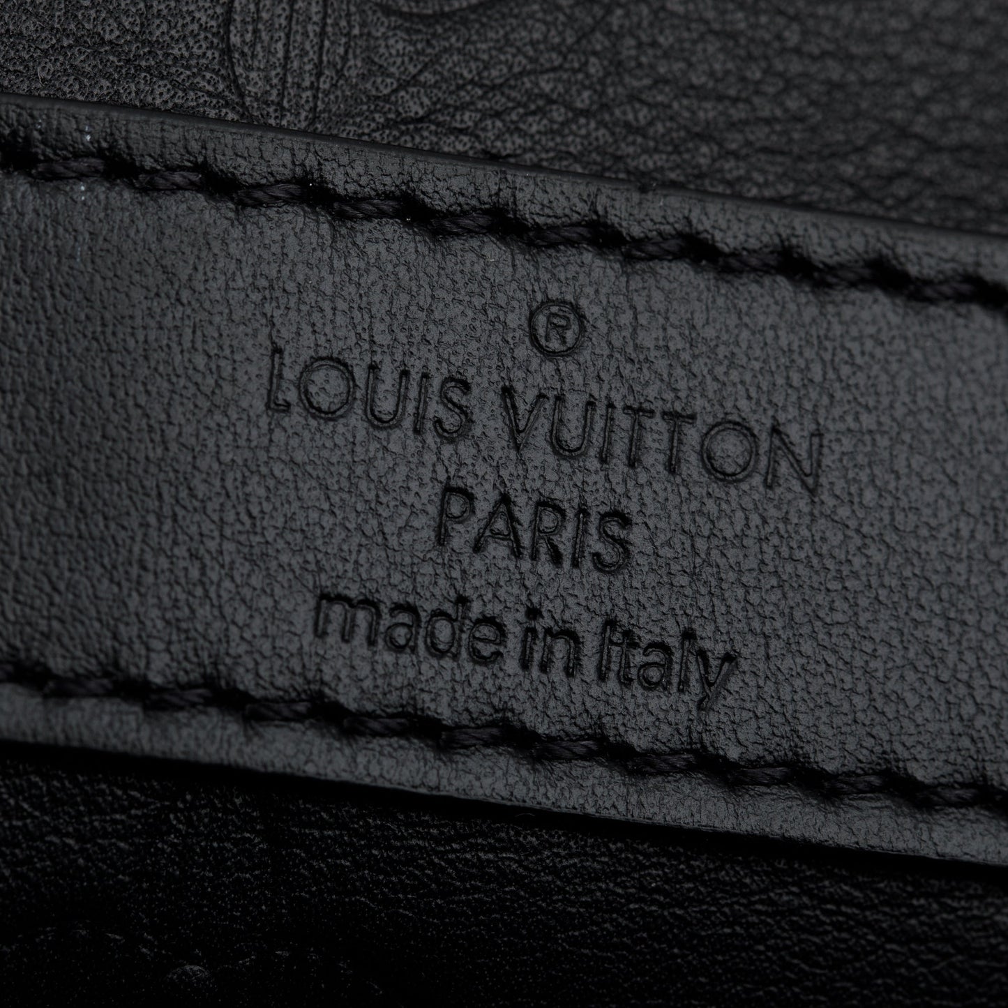Louis Vuitton 2022 Black Monogram Shadow Embossed Keepall Bandouliere 50