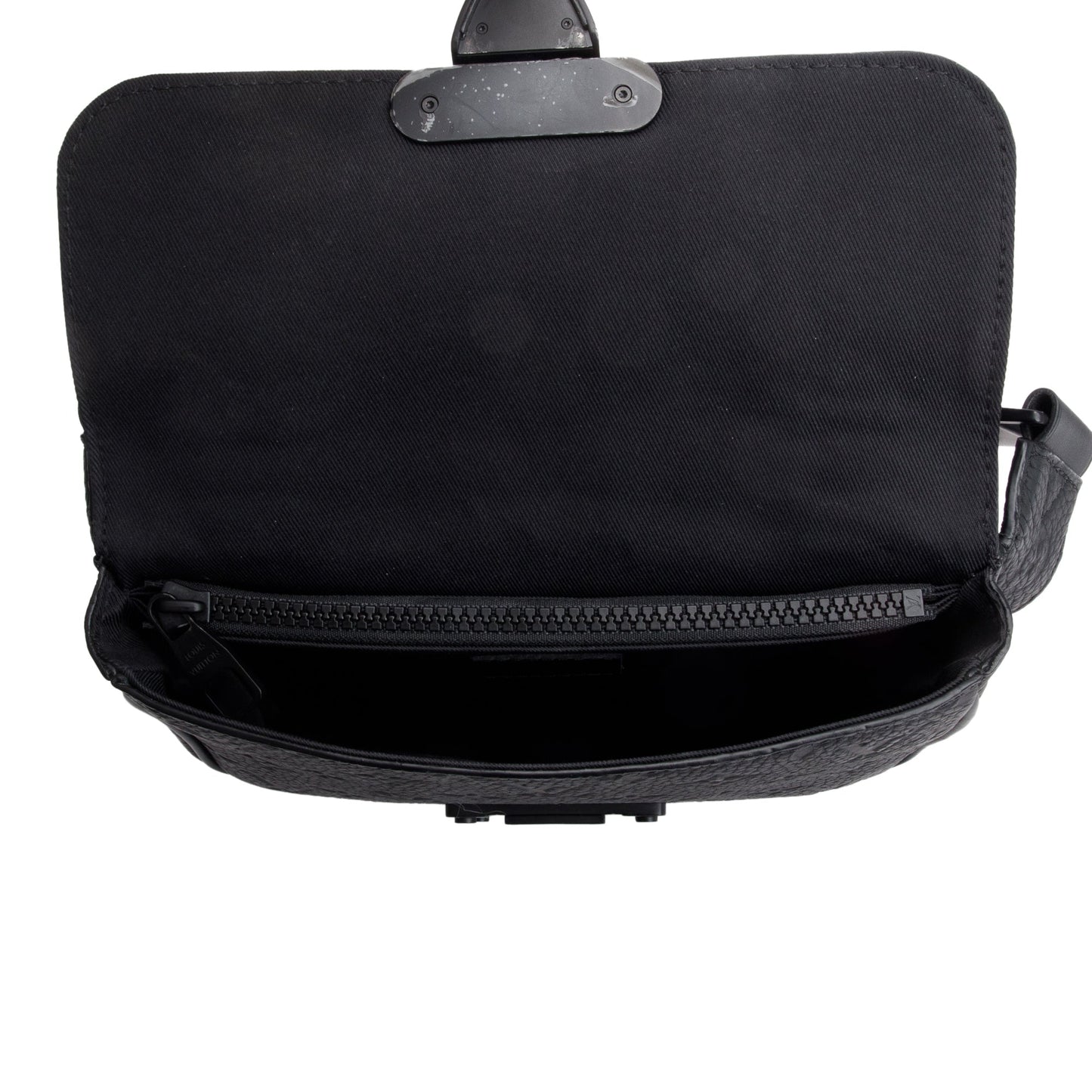 Louis Vuitton 2022 Black Monogram Taurillon Leather S Lock Sling Bag