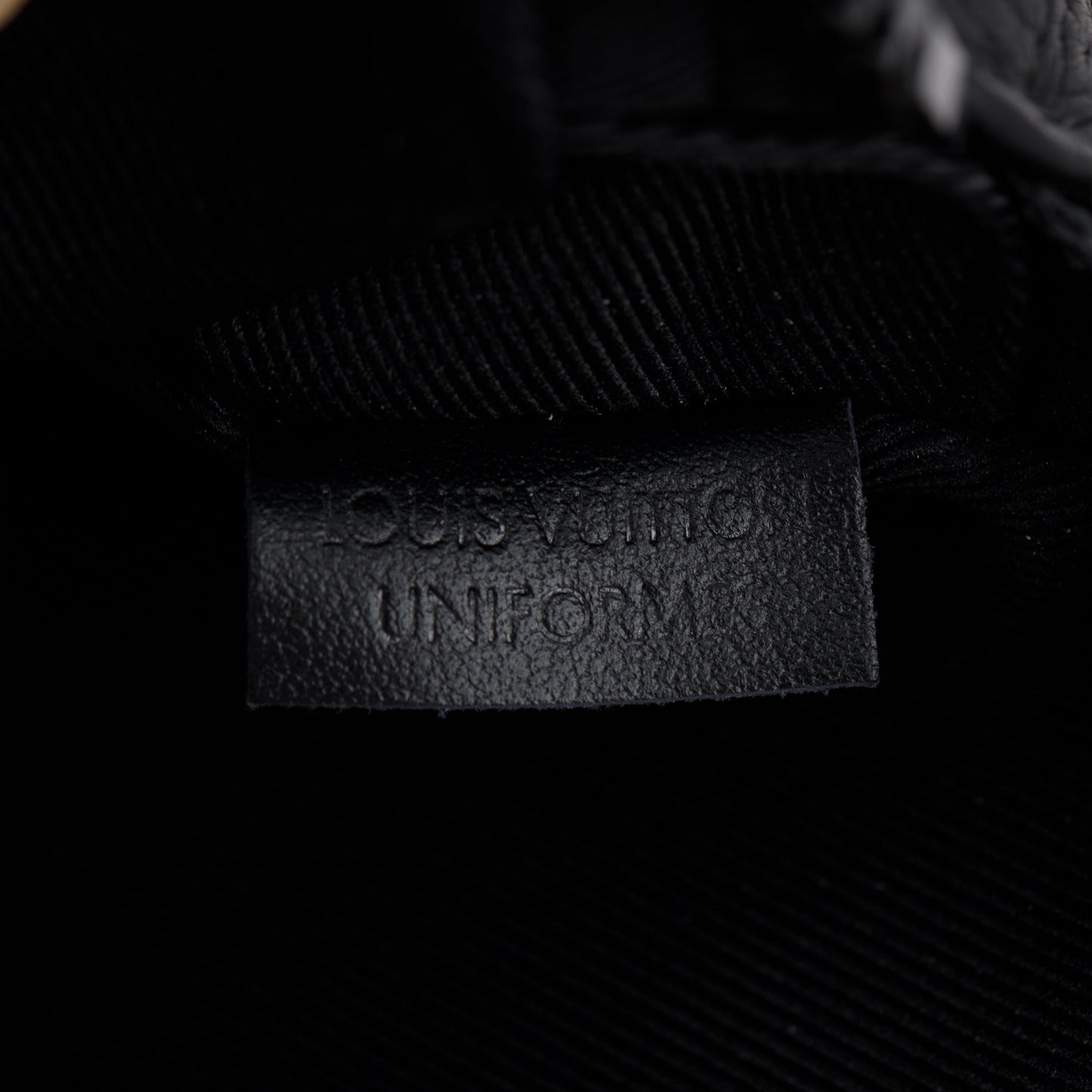 Louis Vuitton 2022 Black Monogram Taurillon Leather Uniformes Solar Ray Soft Pochette Volga Belt Bag