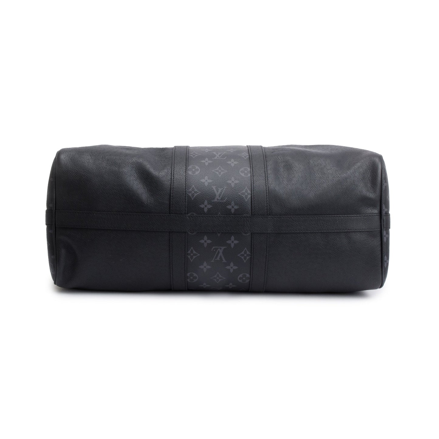 Louis Vuitton 2022 Black Taigarama Keepall Bandouliere 50