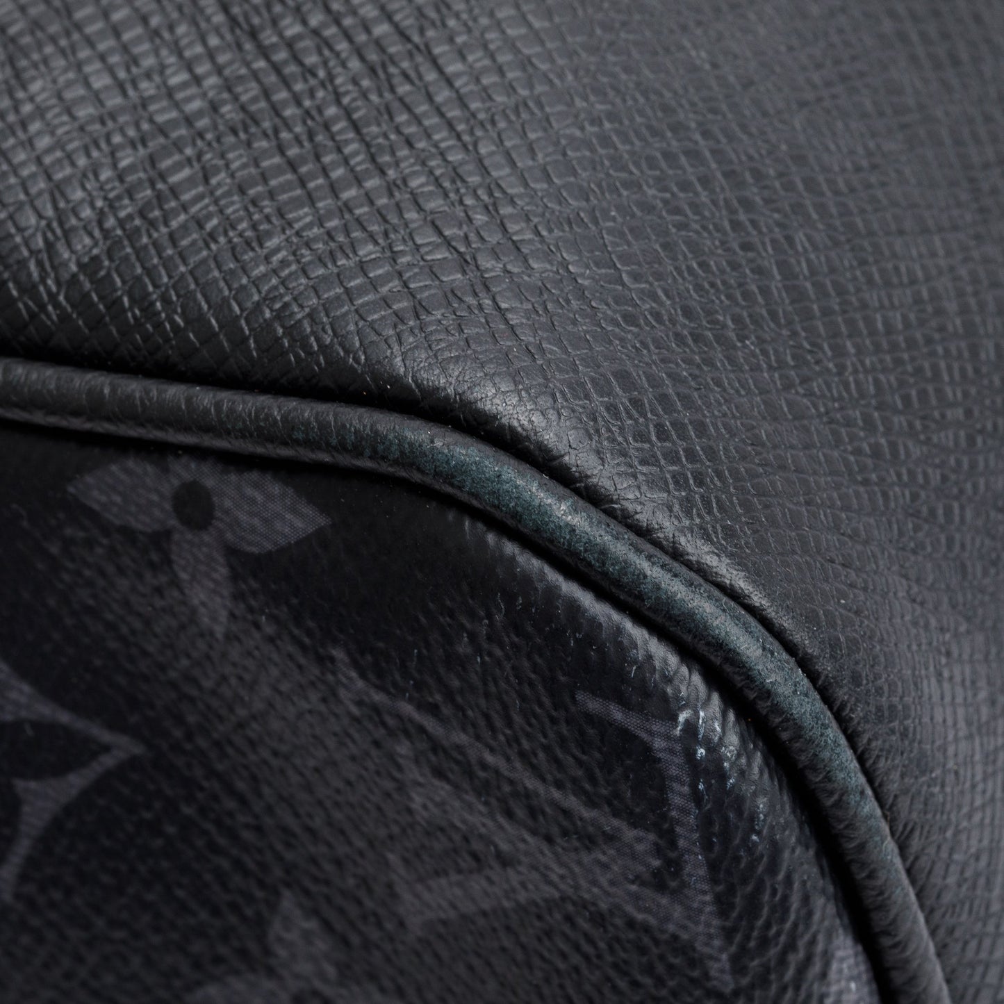 Louis Vuitton 2022 Black Taigarama Keepall Bandouliere 50