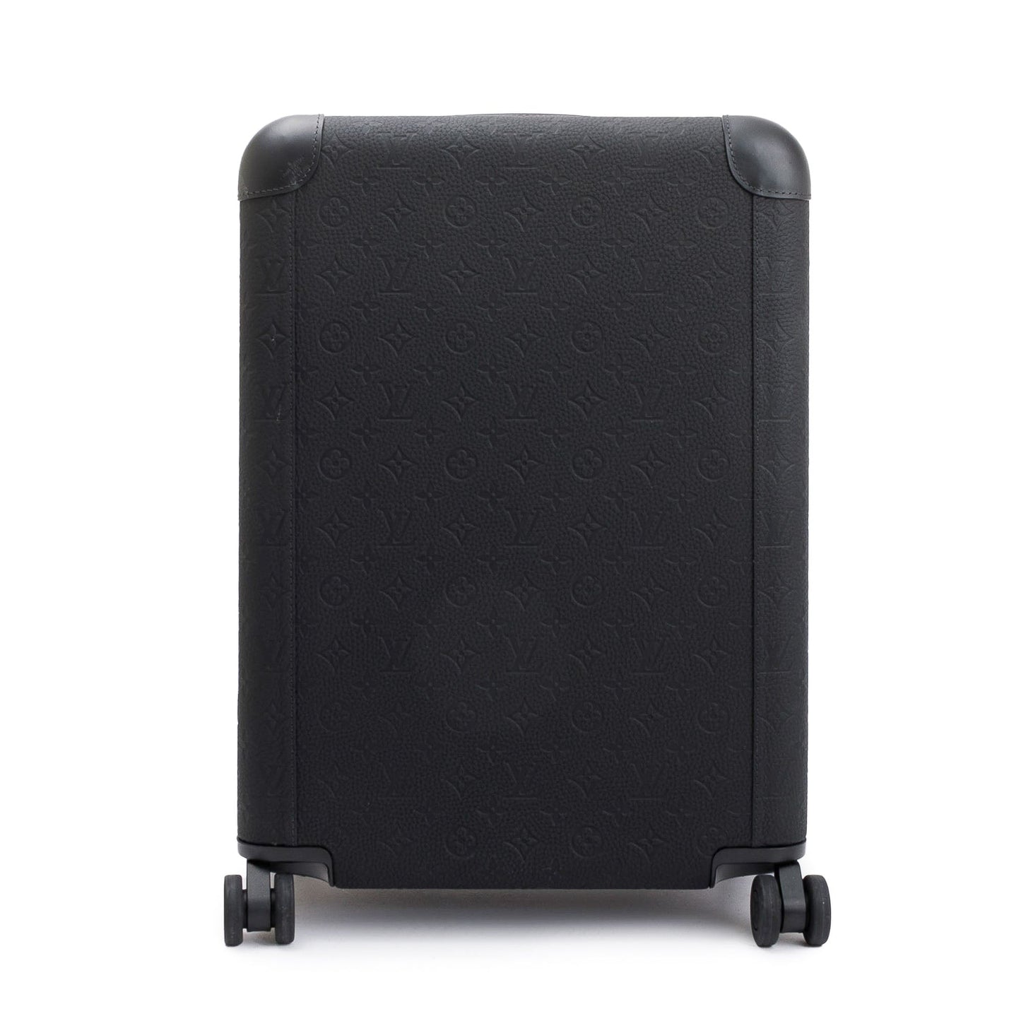 Louis Vuitton 2022 Black Taurillon Monogram Leather Horizon 55 Luggage