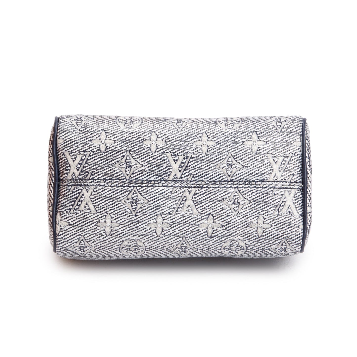 Louis Vuitton 2022 Blue Monoglam Jacquard Canvas Speedy Bandouliere 20