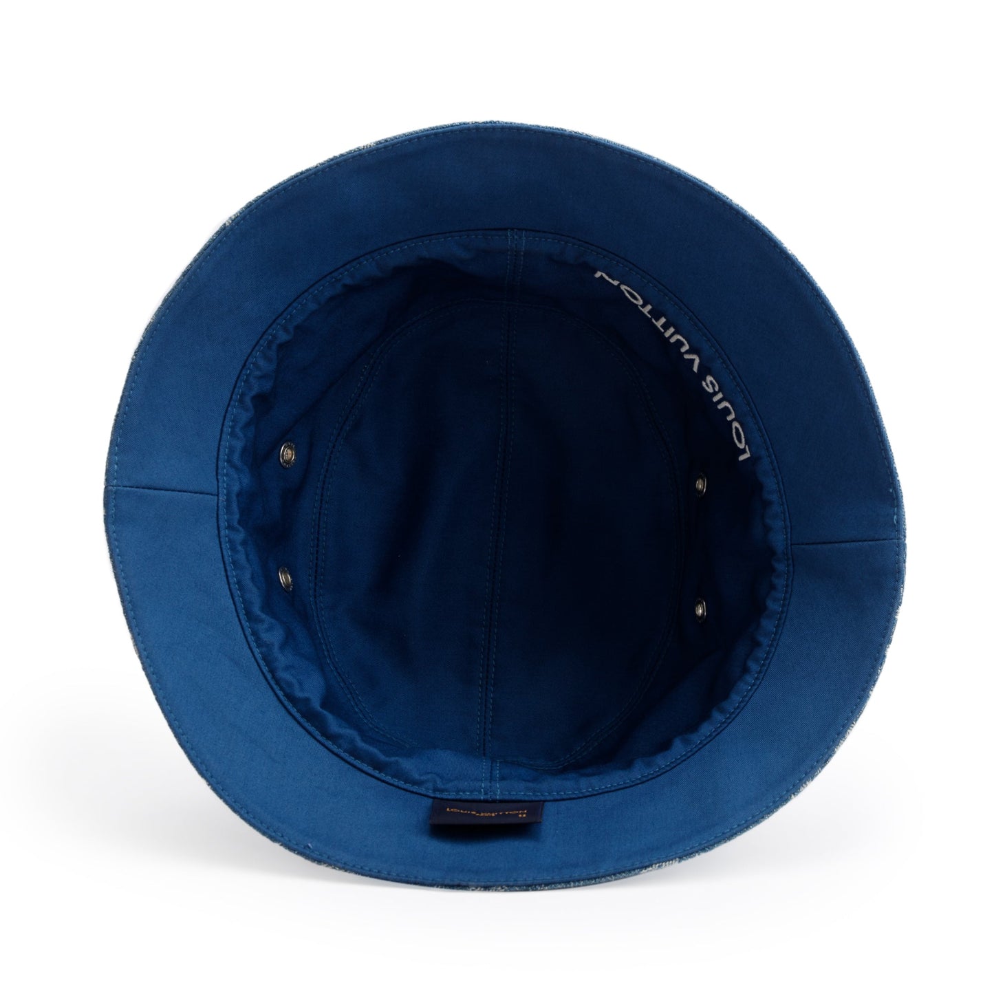 Louis Vuitton 2022 Blue Monogram Denim Essential Bucket Hat, Size 62