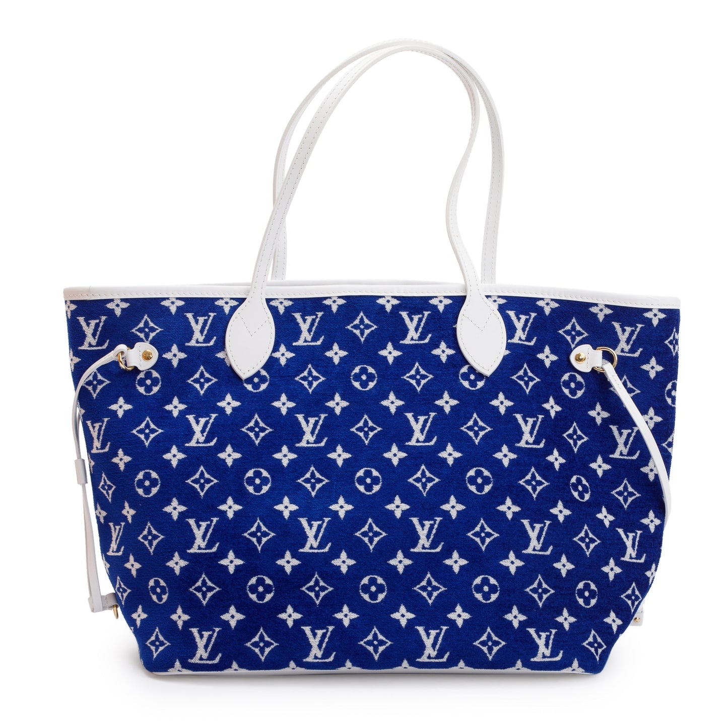 Louis Vuitton 2022 Blue Monogram Velvet Neverfull MM
