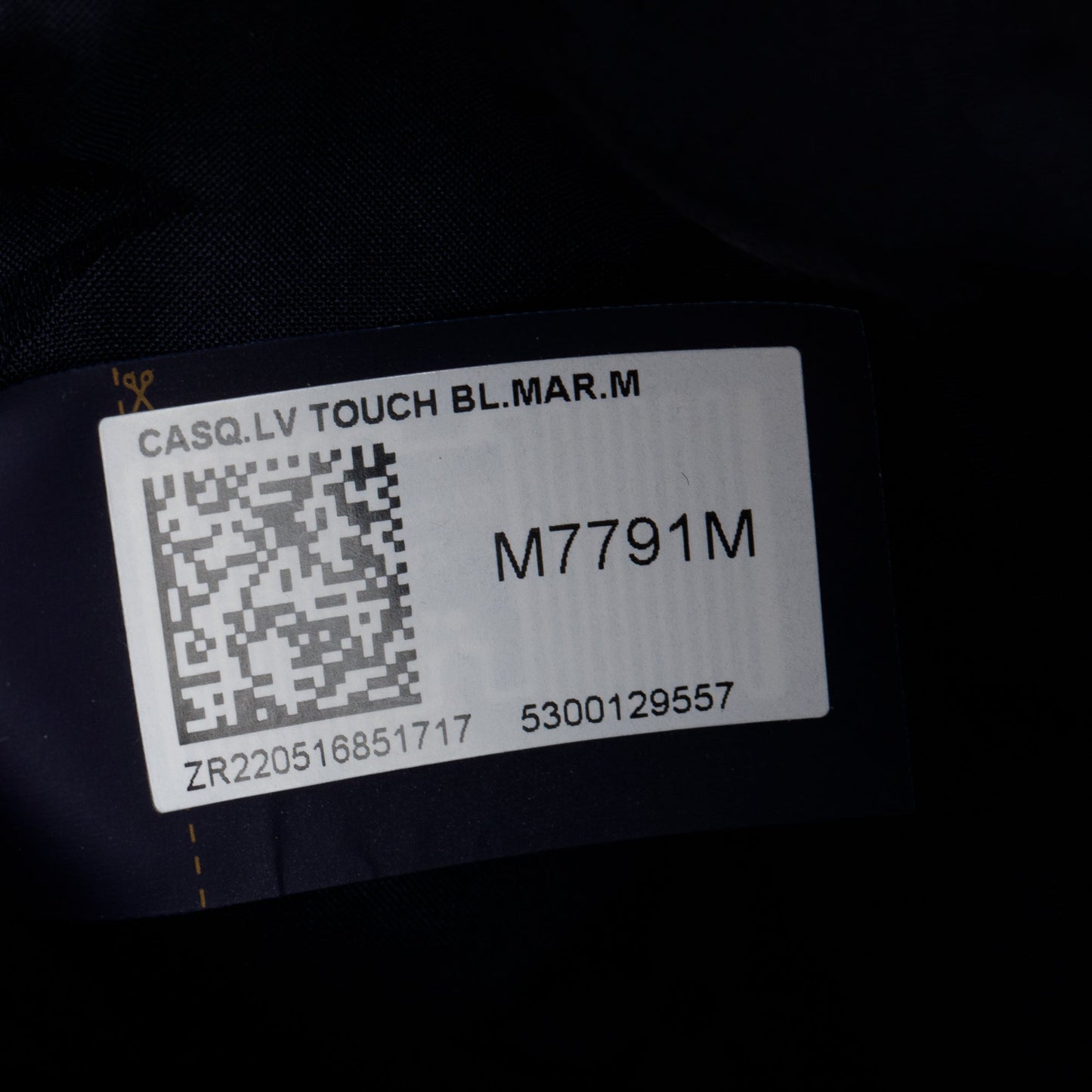 Louis Vuitton 2022 Blue Velvet LV Touch Cap