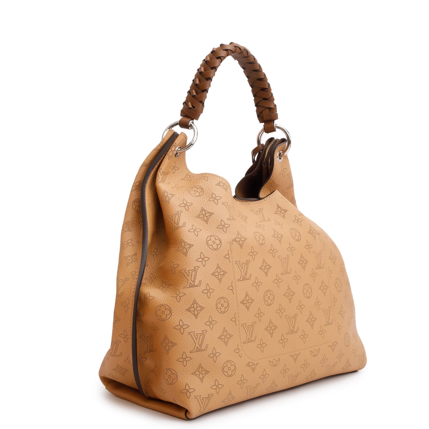 Louis Vuitton 2022 Brown Monogram Mahina Carmel Hobo Bag