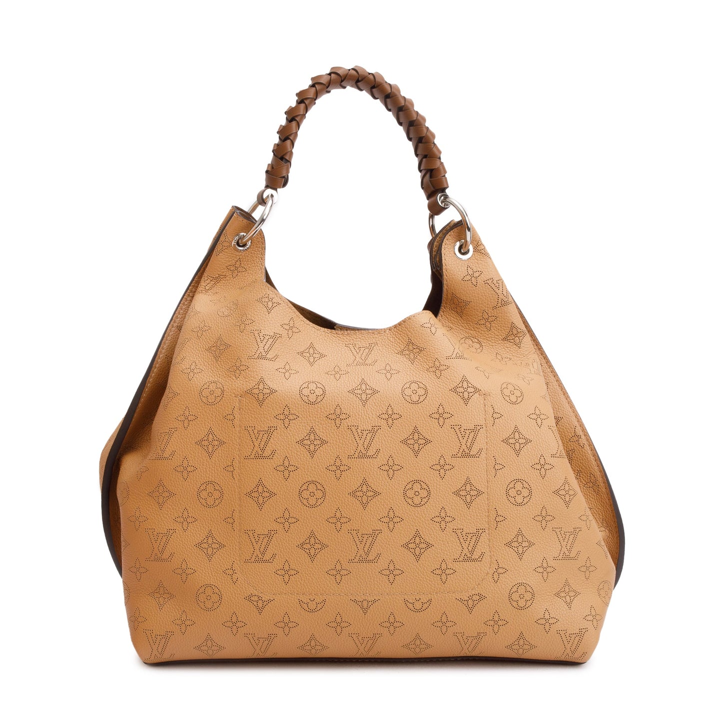 Louis Vuitton 2022 Brown Monogram Mahina Carmel Hobo Bag