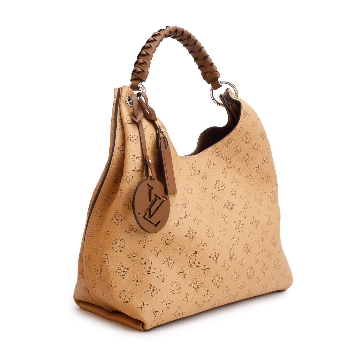 Louis Vuitton 2022 Brown Monogram Mahina Carmel Hobo Bag