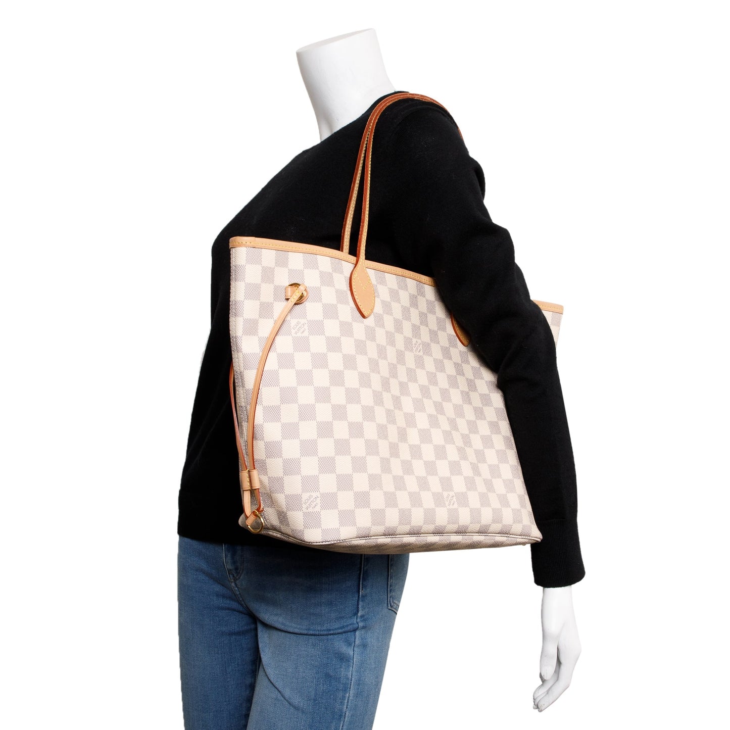 Louis Vuitton 2022 Damier Azur Neverfull MM