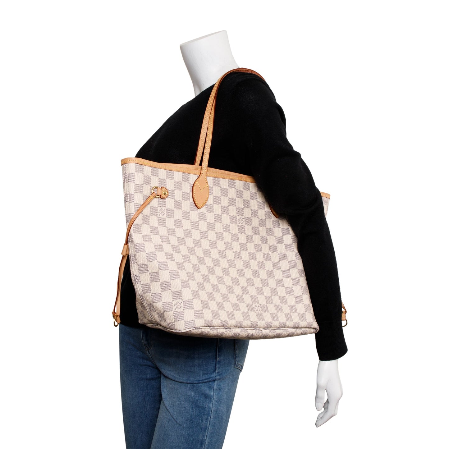 Louis Vuitton 2022 Damier Azur Neverfull MM